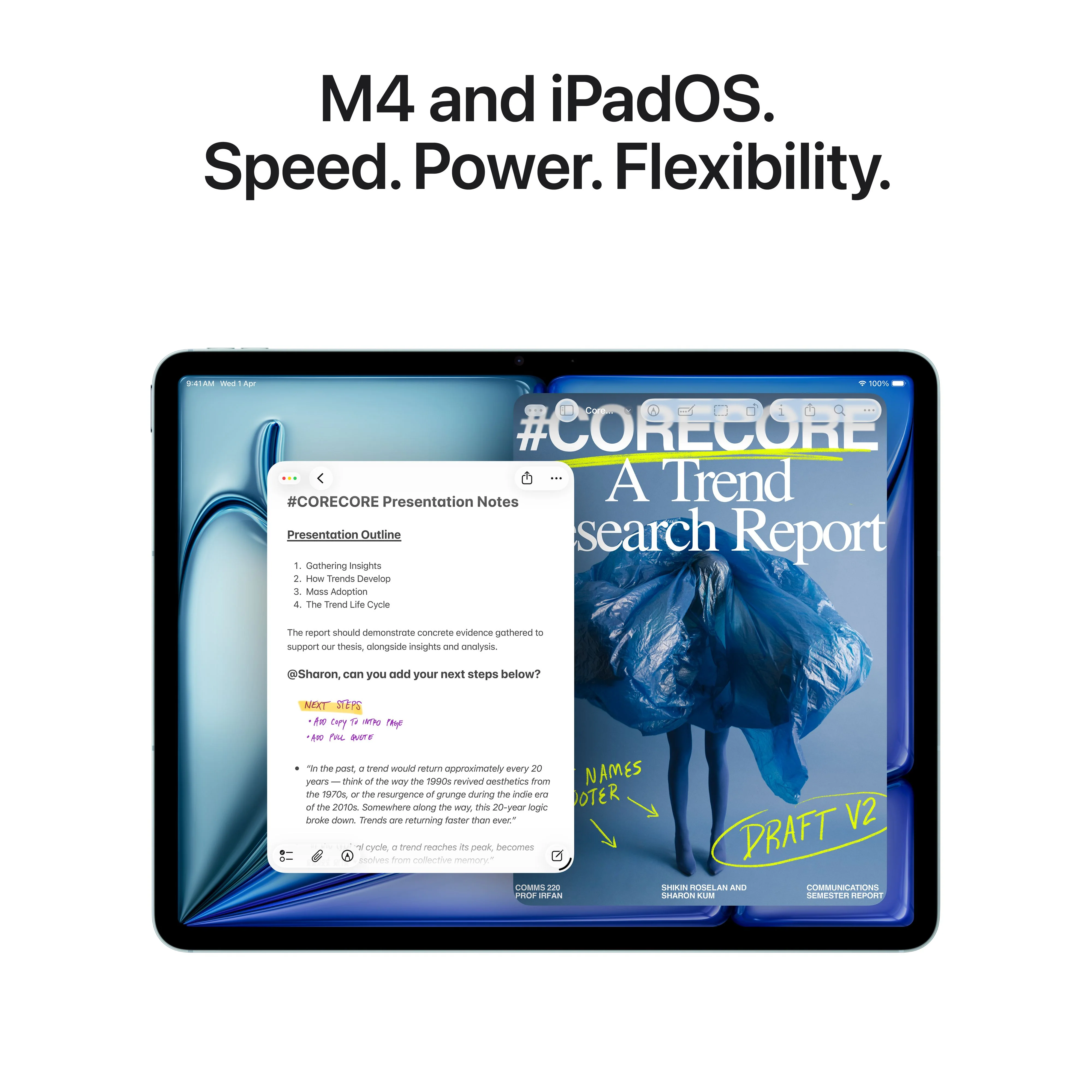 11-inch iPad Air Wi-Fi + Cellular 128GB - Purple (M4) - Image 4