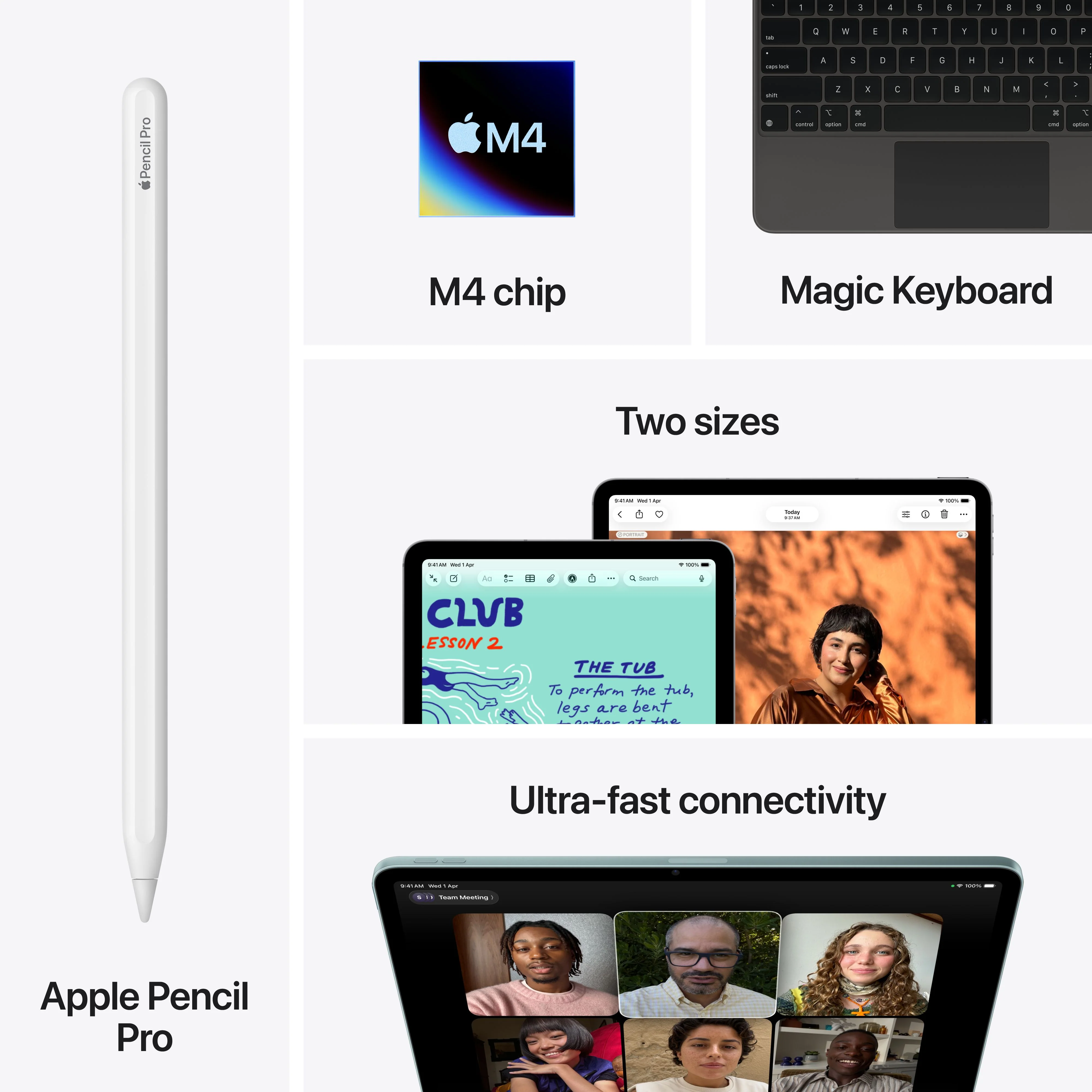 13-inch iPad Air Wi-Fi + Cellular 512GB - Blue (M4) - Image 9