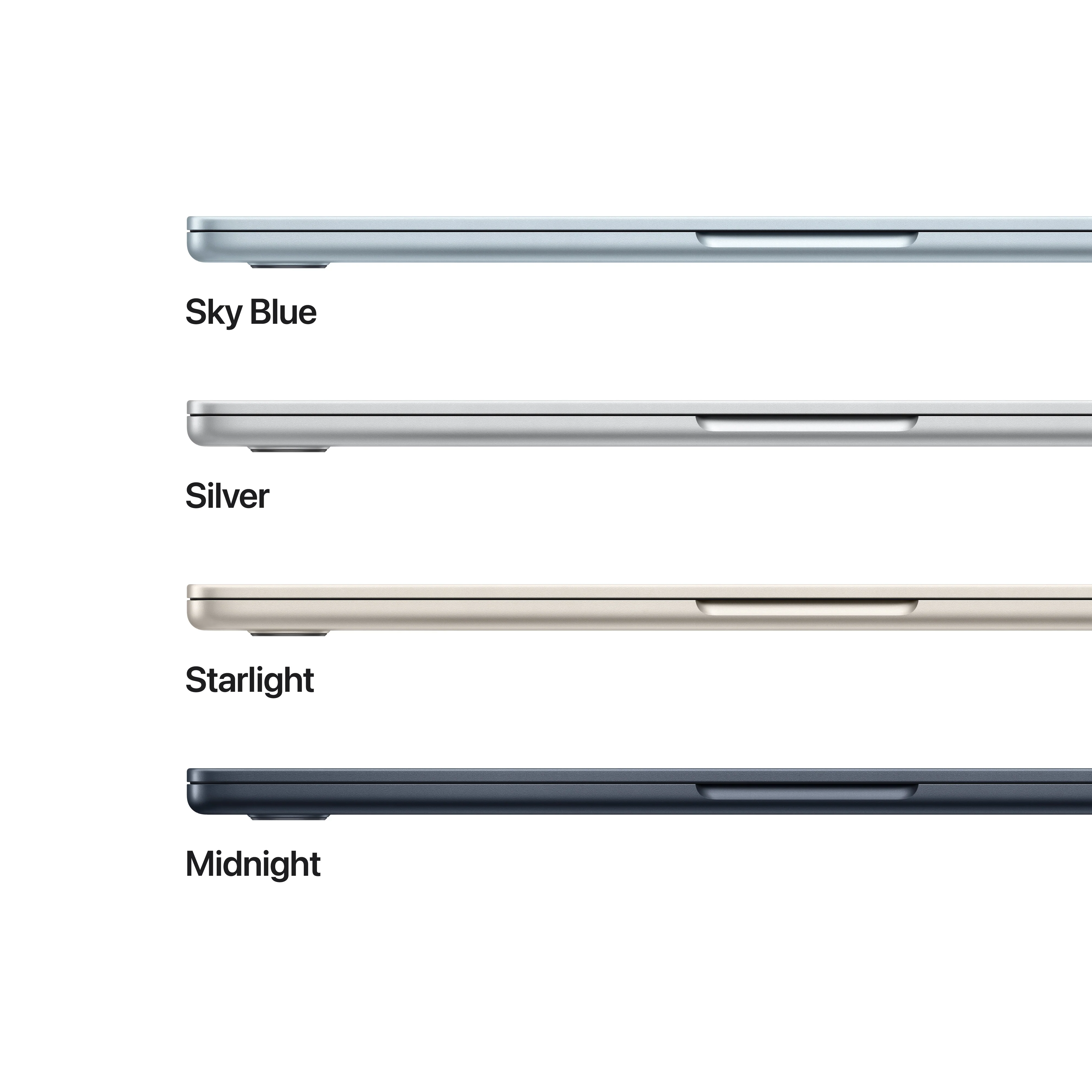 13-inch MacBook Air: Apple M4 chip with 10-core CPU and 10-core GPU, 512GB SSD - Midnight - Image 3
