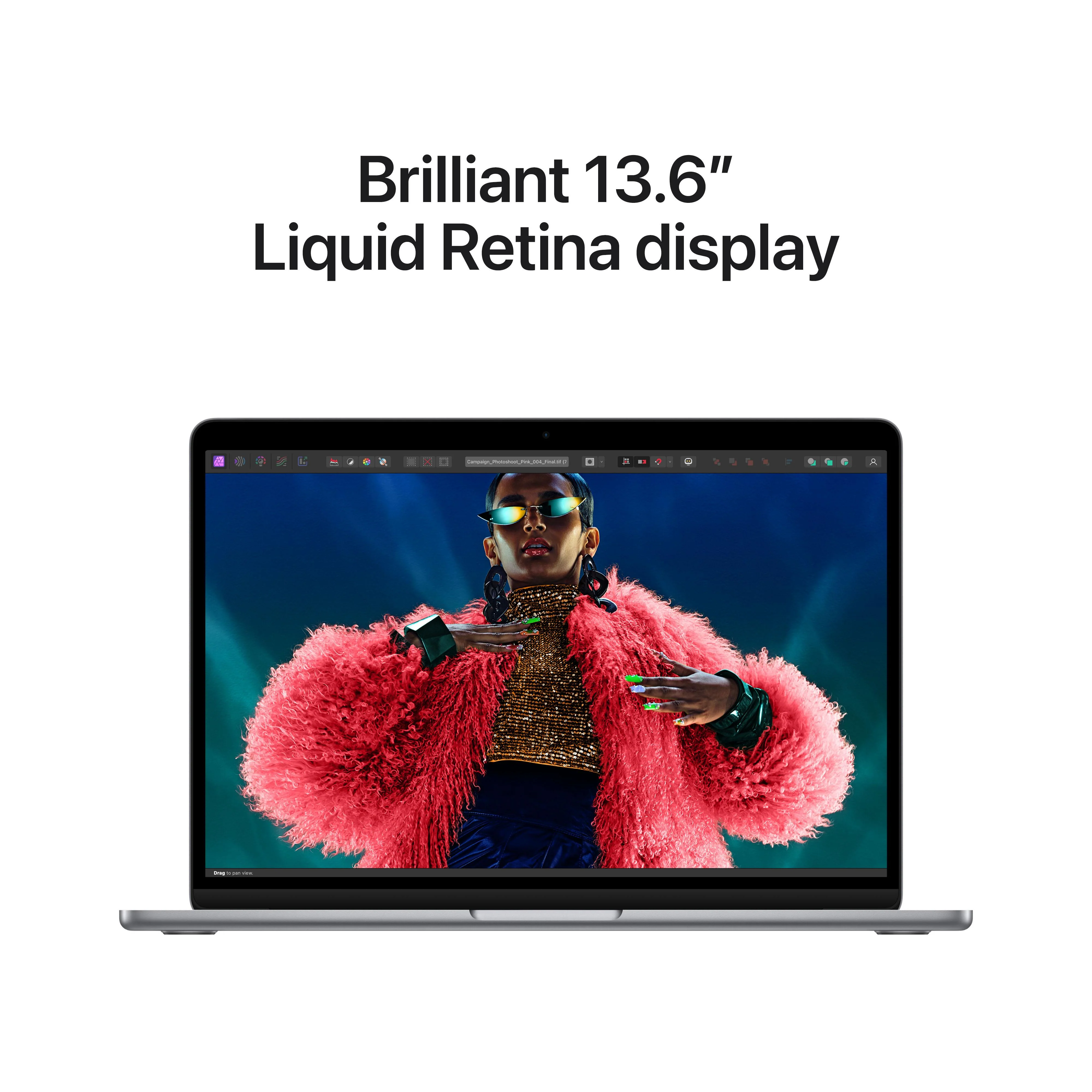 13-inch MacBook Air: Apple M3 chip with 8‑core CPU and 8‑core GPU, 256GB SSD - Space Gray - Image 5