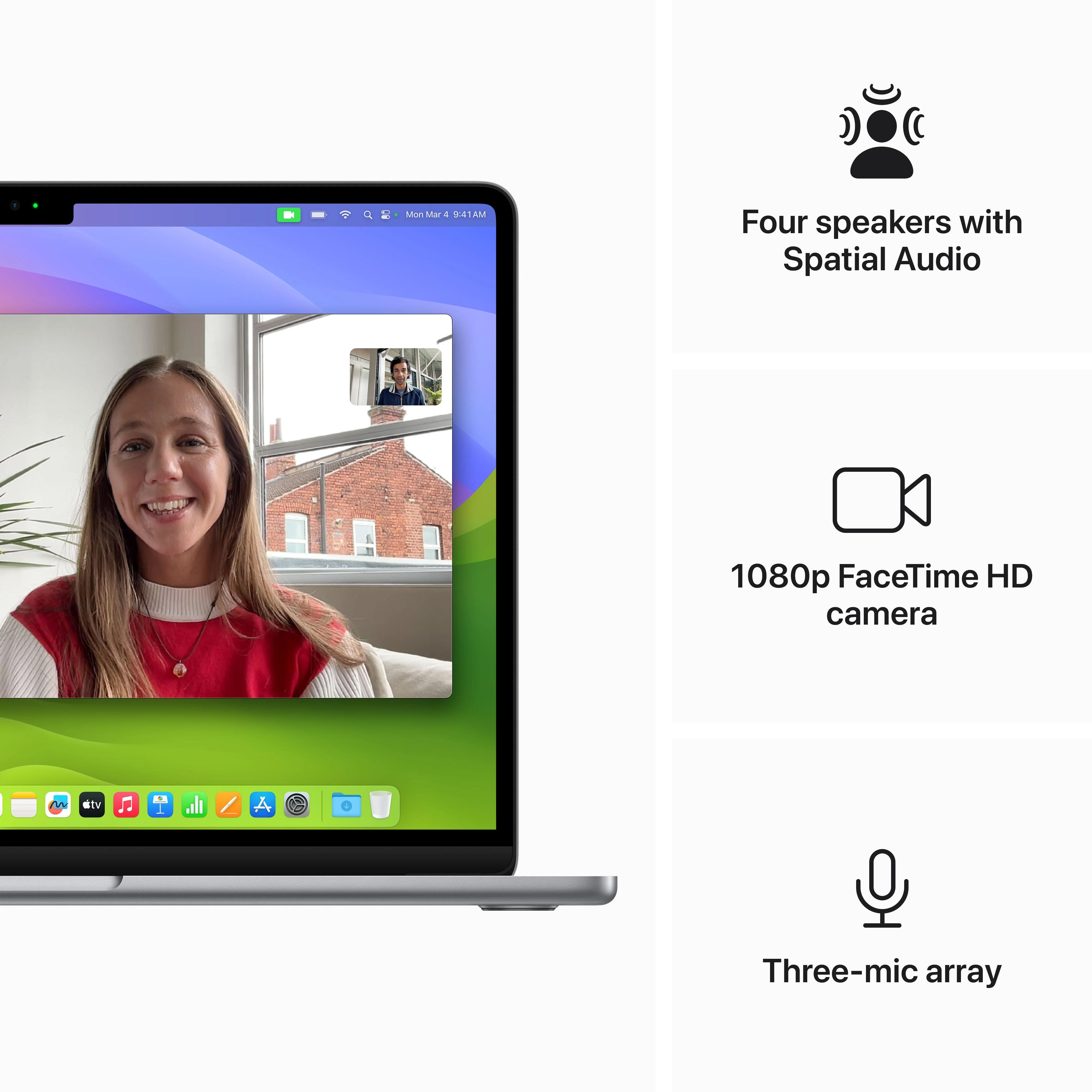 13-inch MacBook Air: Apple M3 chip with 8‑core CPU and 8‑core GPU, 256GB SSD - Space Gray - Image 6