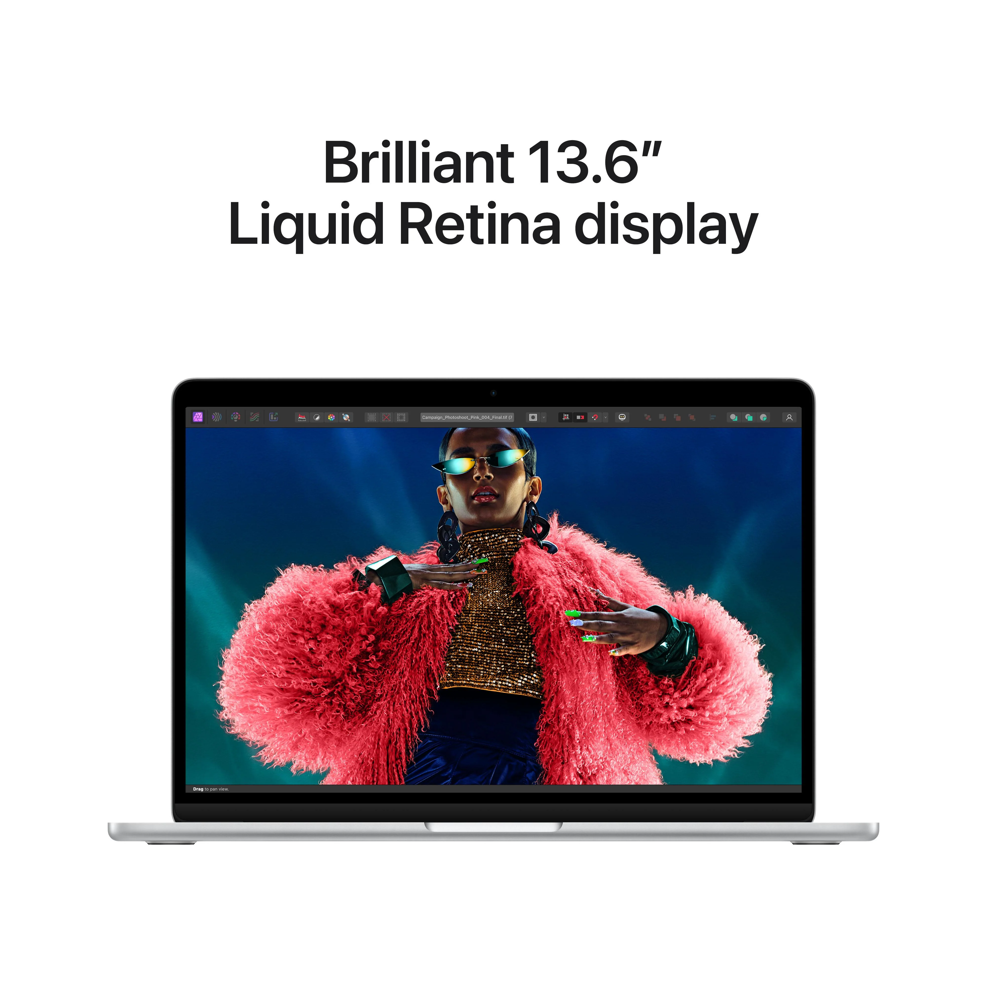 13-inch MacBook Air: Apple M3 chip with 8‑core CPU and 8‑core GPU, 256GB SSD - Silver - Image 5