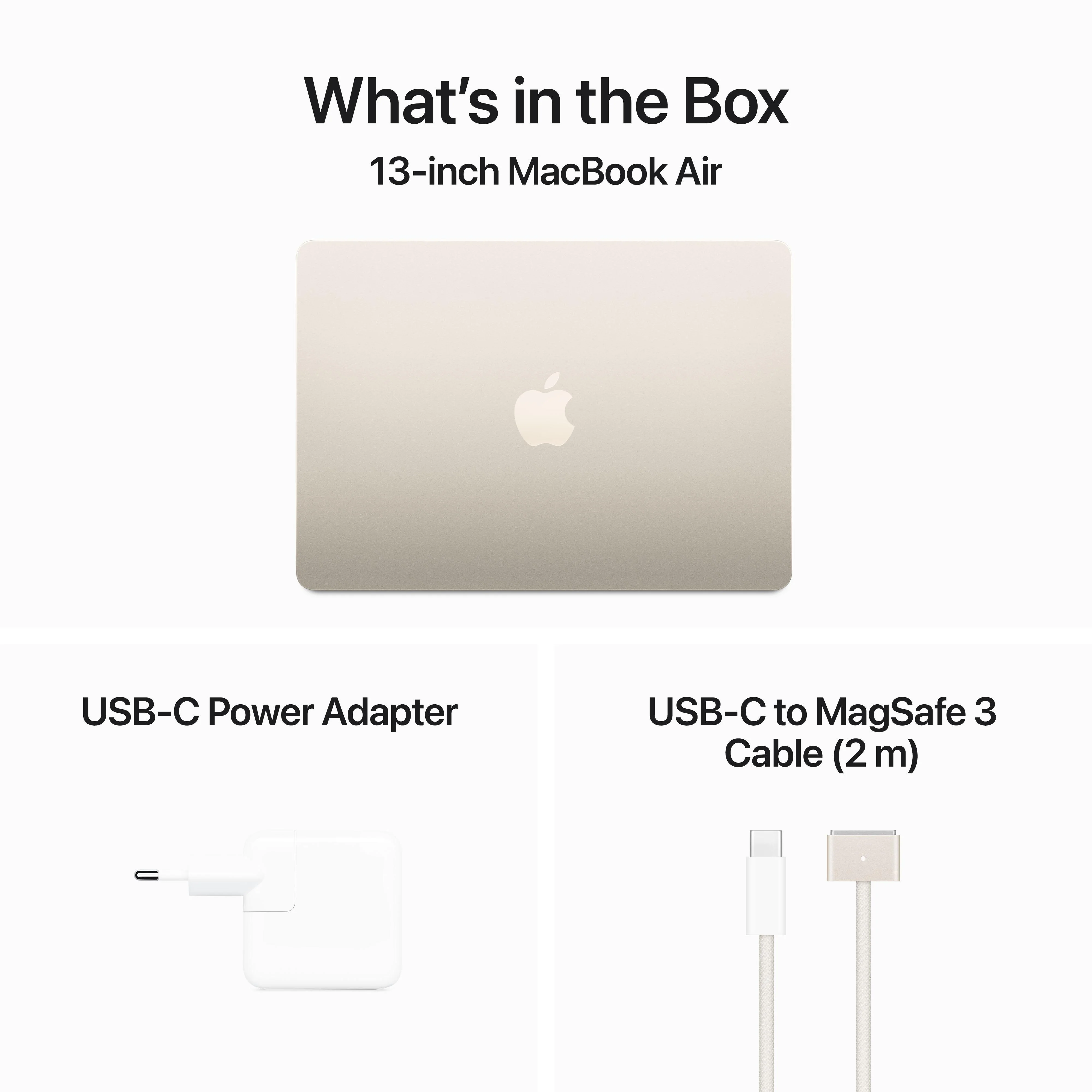 13-inch MacBook Air: Apple M3 chip with 8‑core CPU and 10‑core GPU, 512GB SSD - Starlight - Image 9