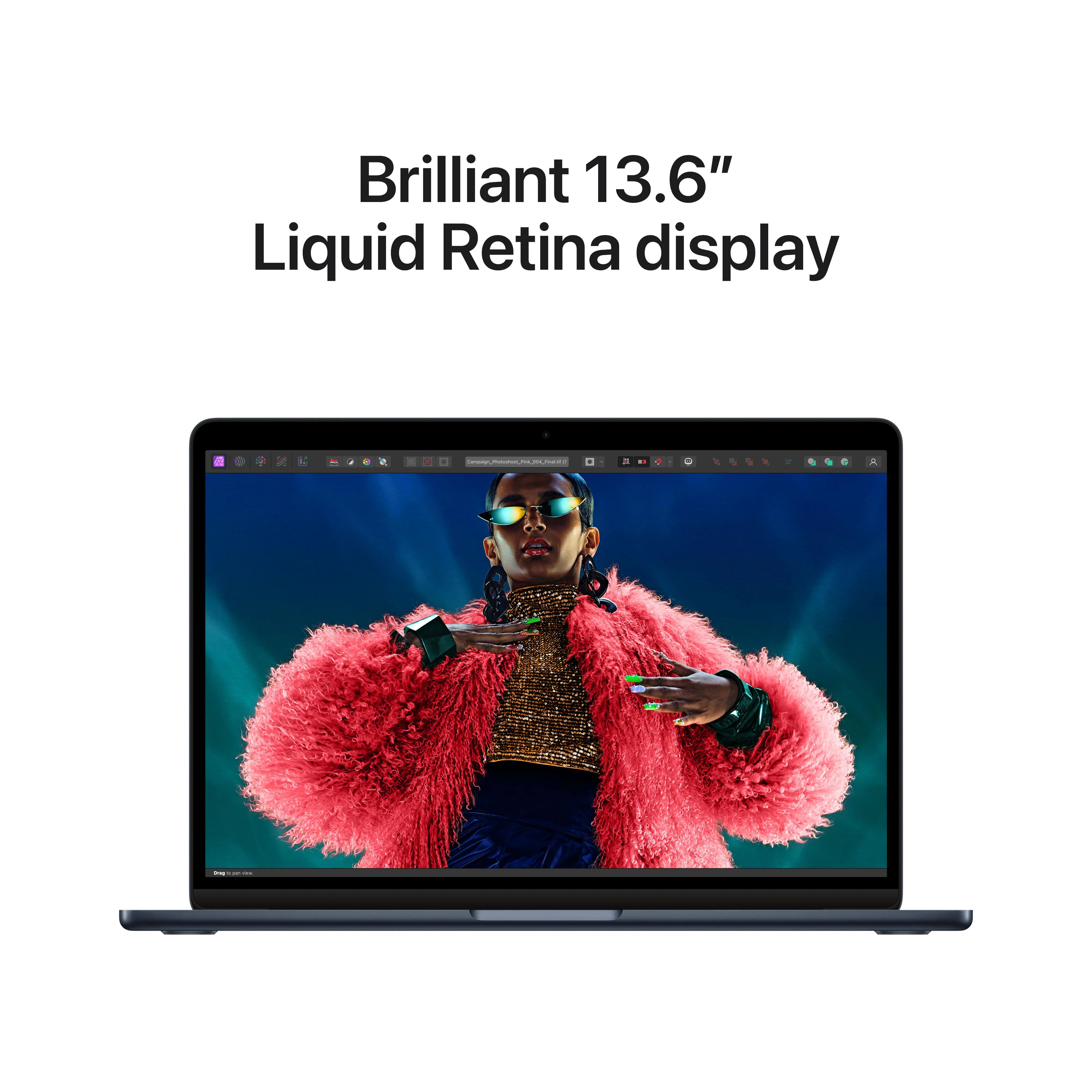 13-inch MacBook Air: Apple M3 chip with 8‑core CPU and 10‑core GPU, 512GB SSD - Midnight - Image 5