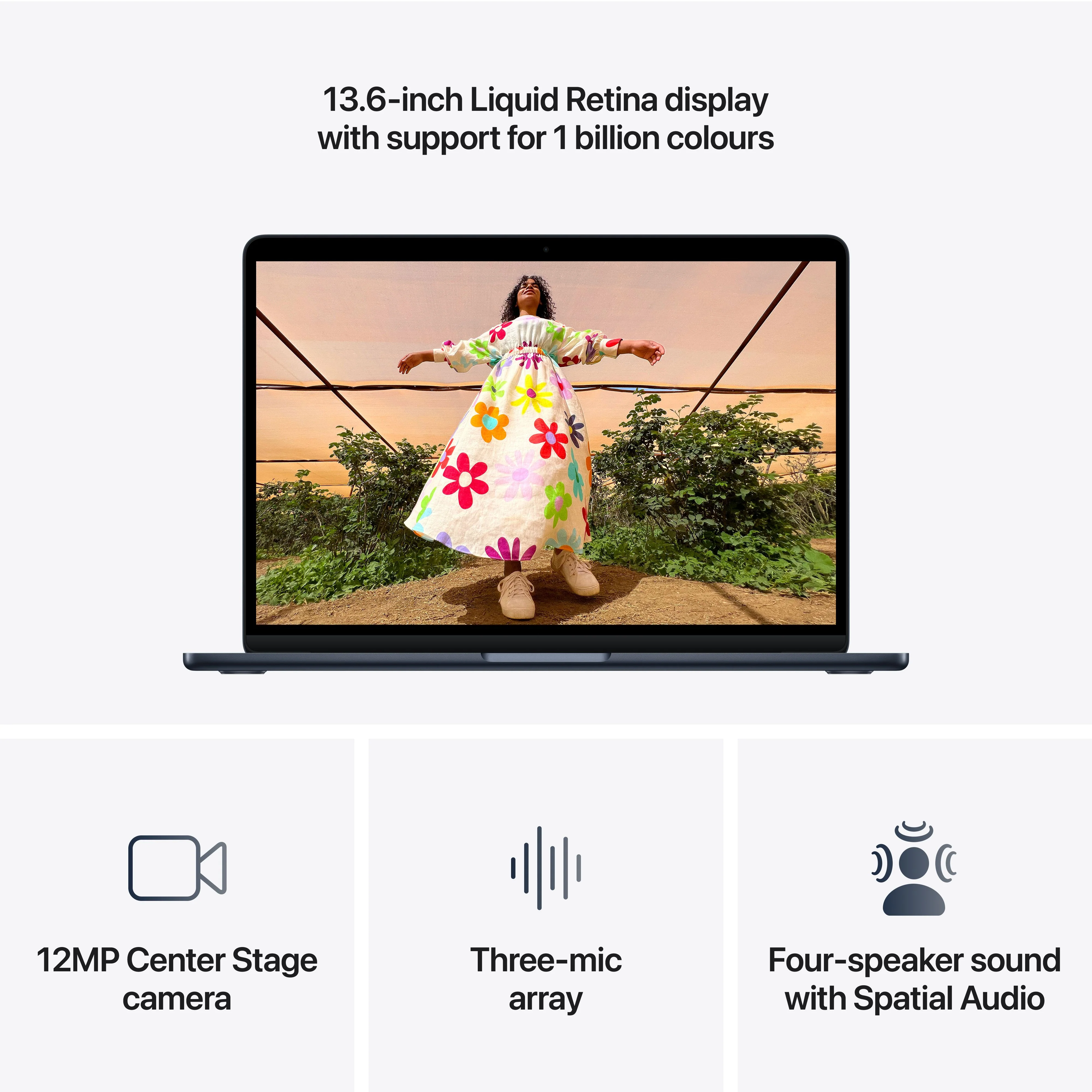 13-inch MacBook Air: Apple M5 chip with 10-core CPU and 10-core GPU, 1TB SSD - Midnight - Image 5
