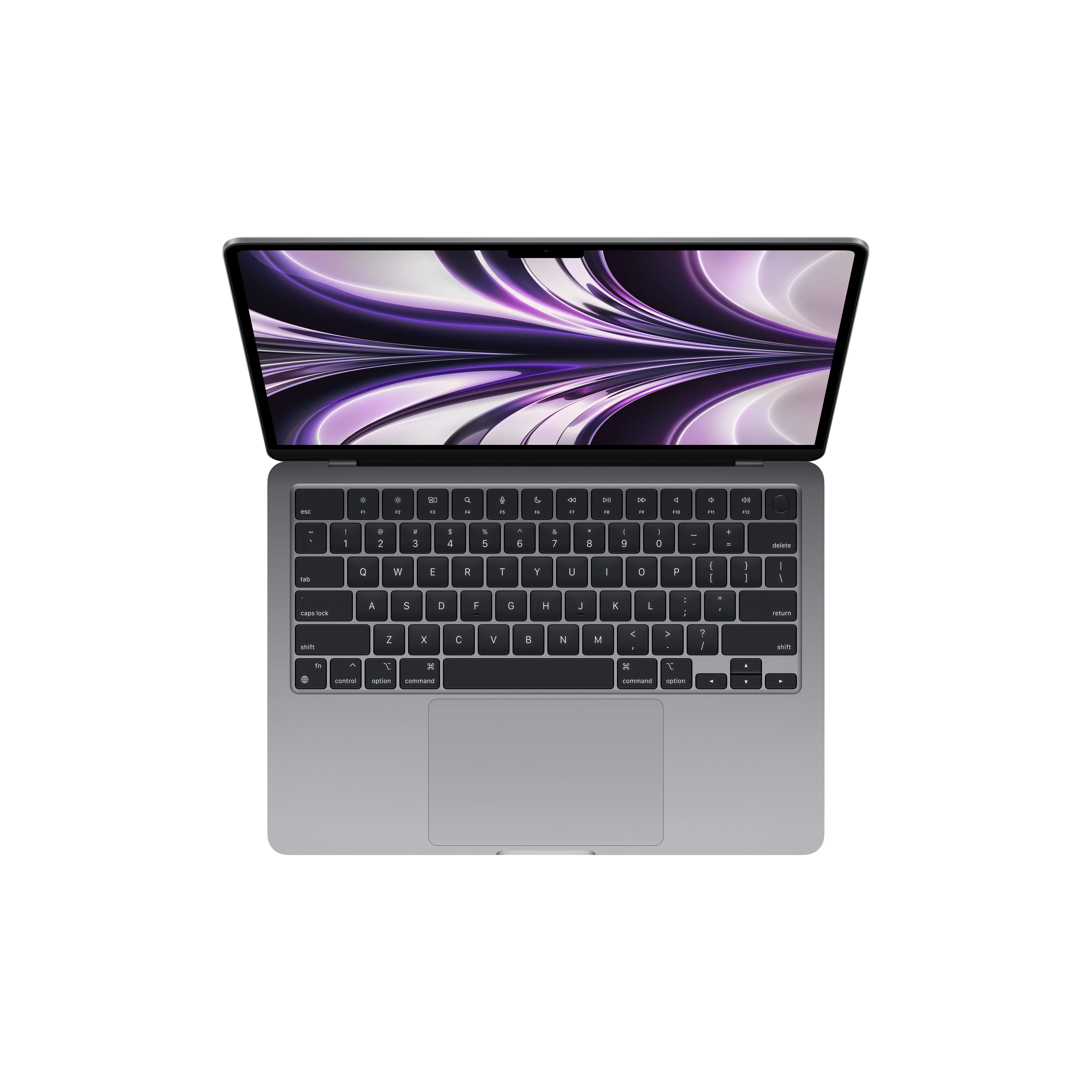 13-inch MacBook Air: Apple M2 chip with 8‑core CPU and 10‑core GPU, 512GB SSD - Space Grey - Image 3