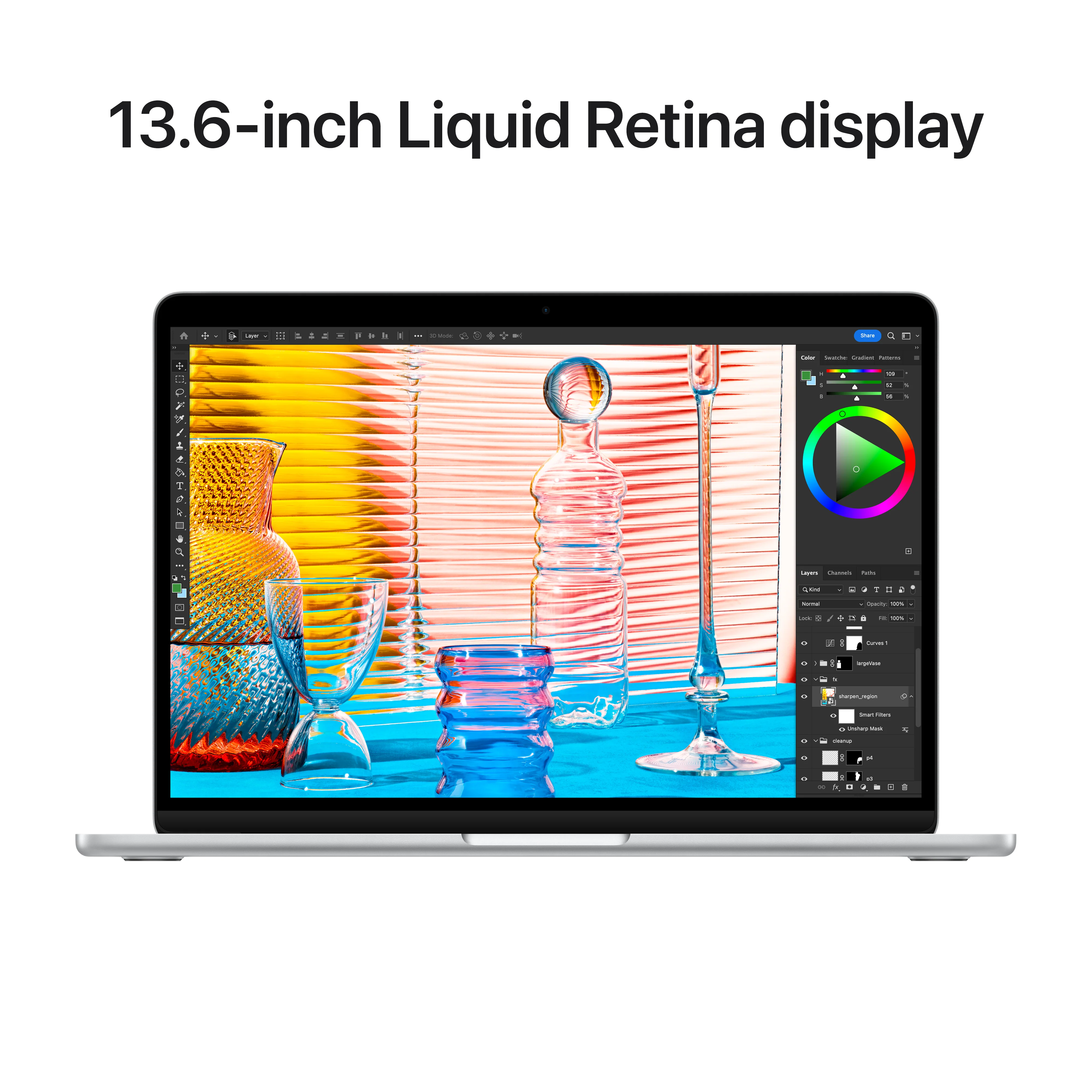 13-inch MacBook Air: Apple M2 chip with 8‑core CPU and 8‑core GPU, 256GB SSD - Silver - Image 5
