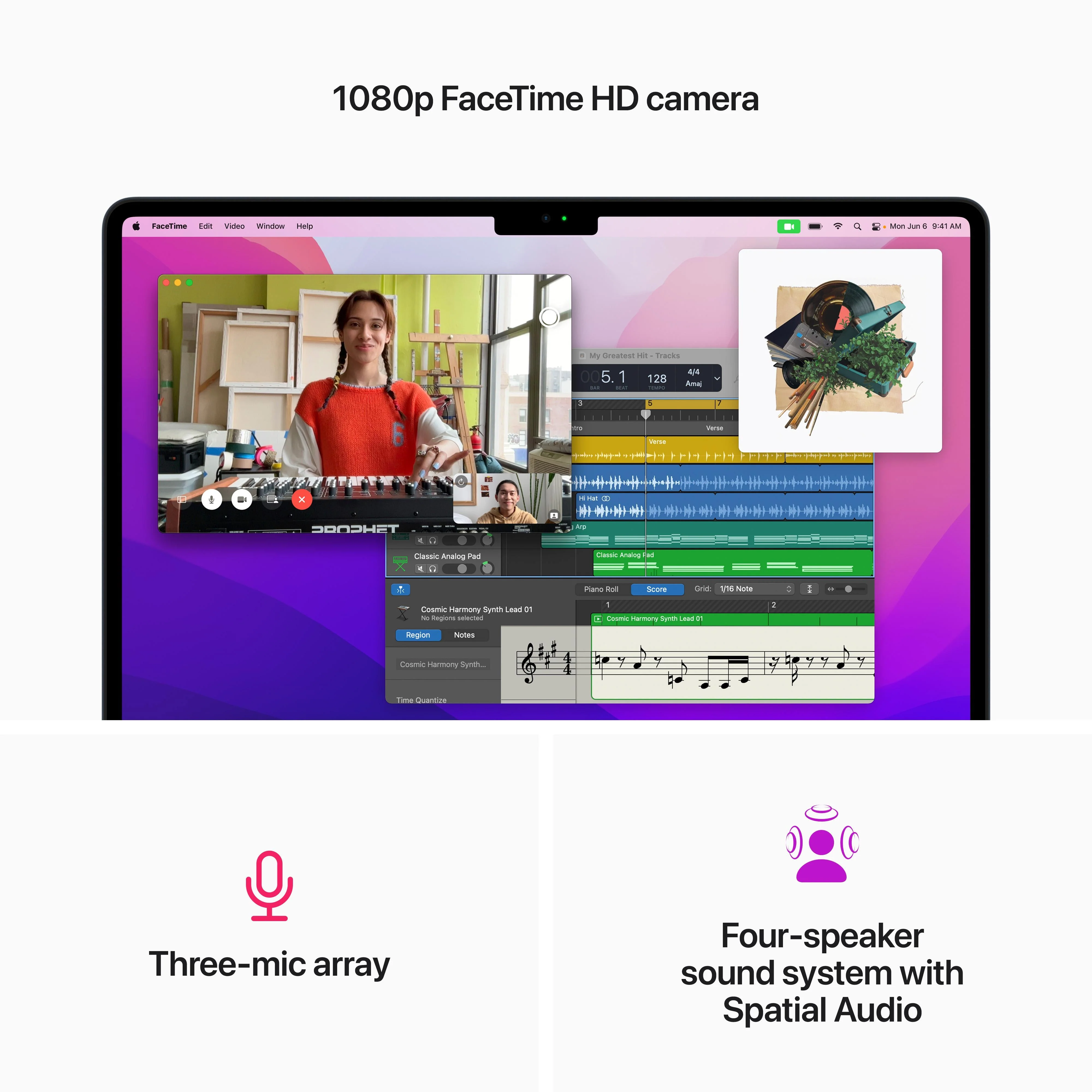 13-inch MacBook Air: Apple M2 chip with 8‑core CPU and 8‑core GPU, 256GB SSD - Midnight - Image 6