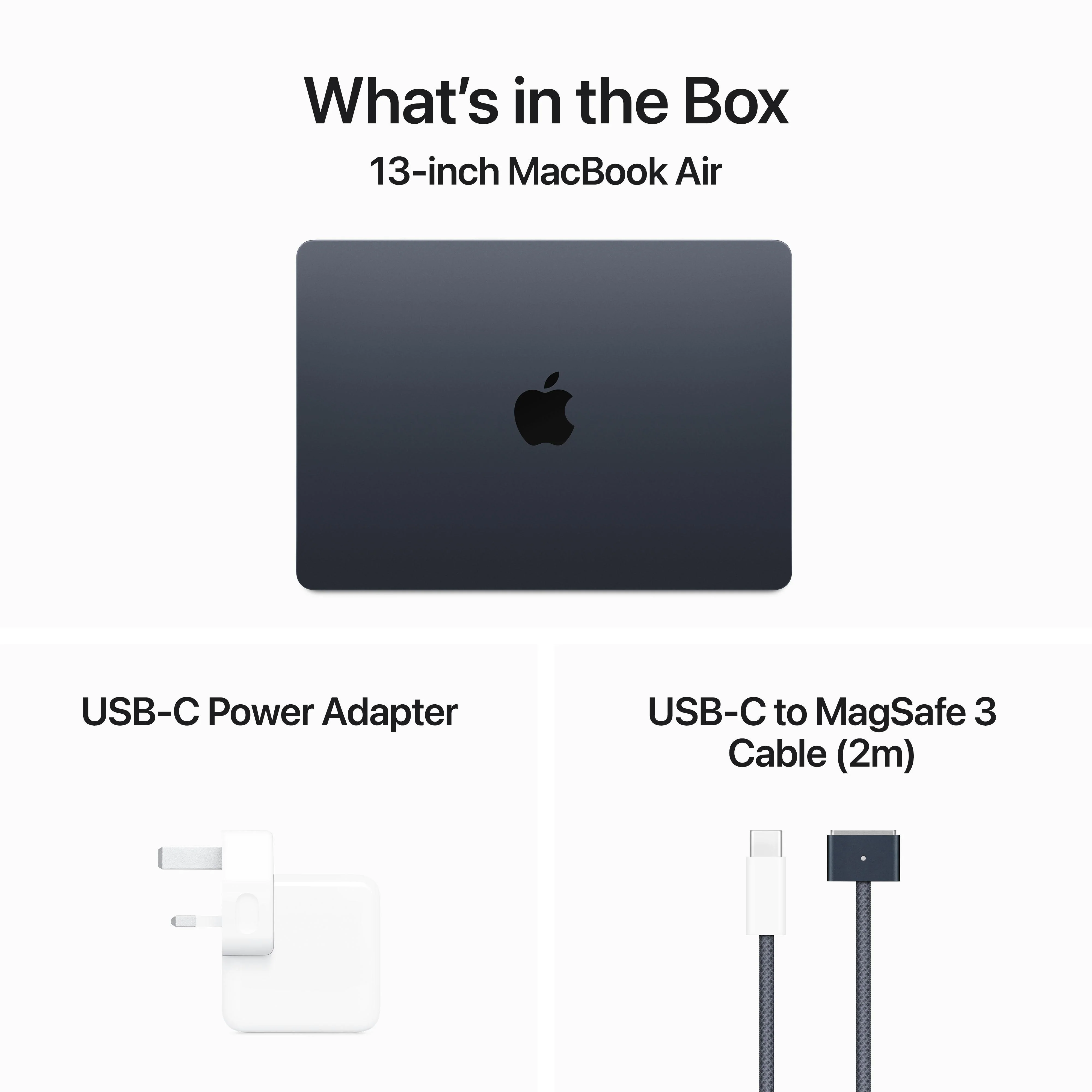 13-inch MacBook Air: Apple M3 chip with 8‑core CPU and 8‑core GPU, 256GB SSD - Midnight - Image 9