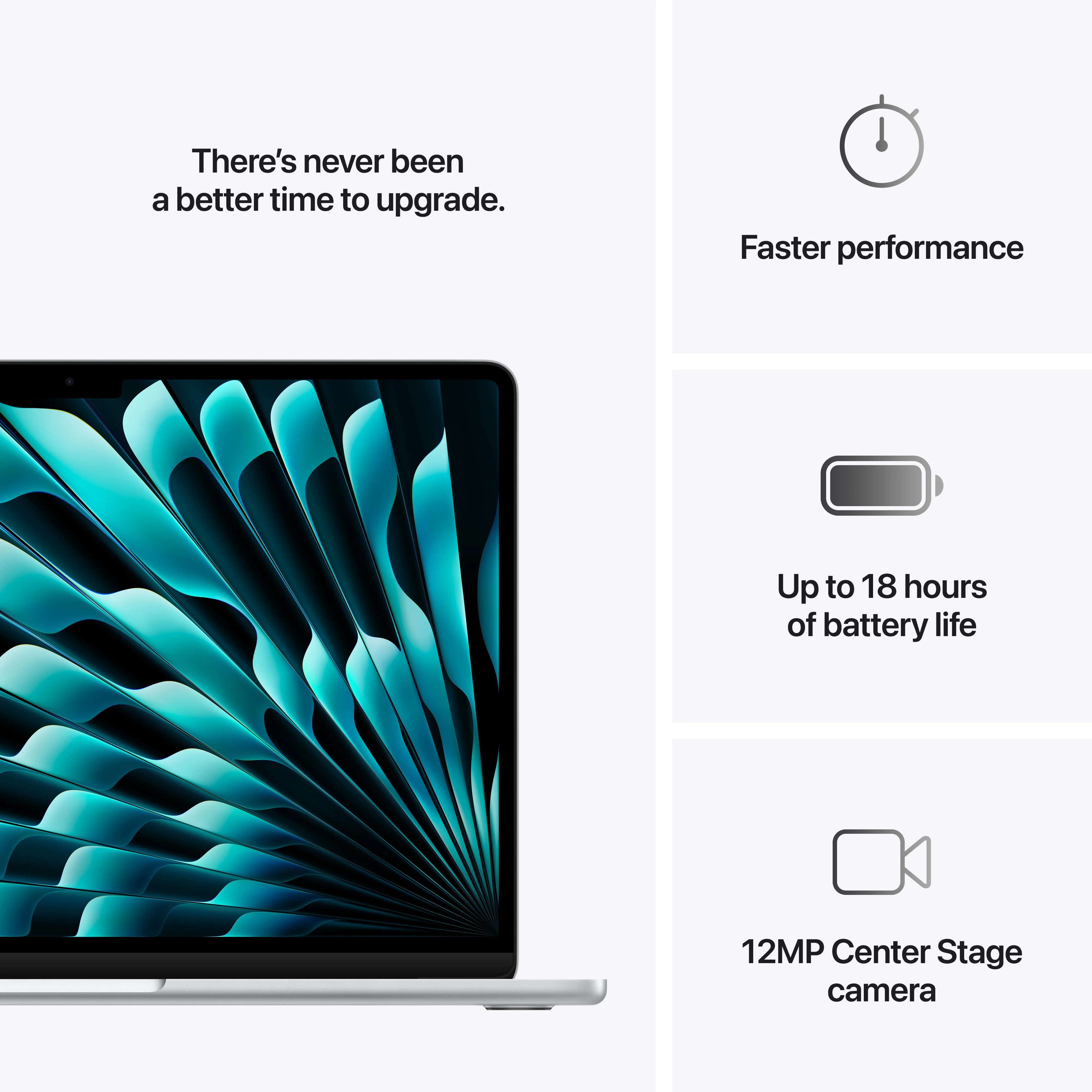 13-inch MacBook Air: Apple M4 chip with 10-core CPU and 10-core GPU, 512GB SSD - Silver - Image 10