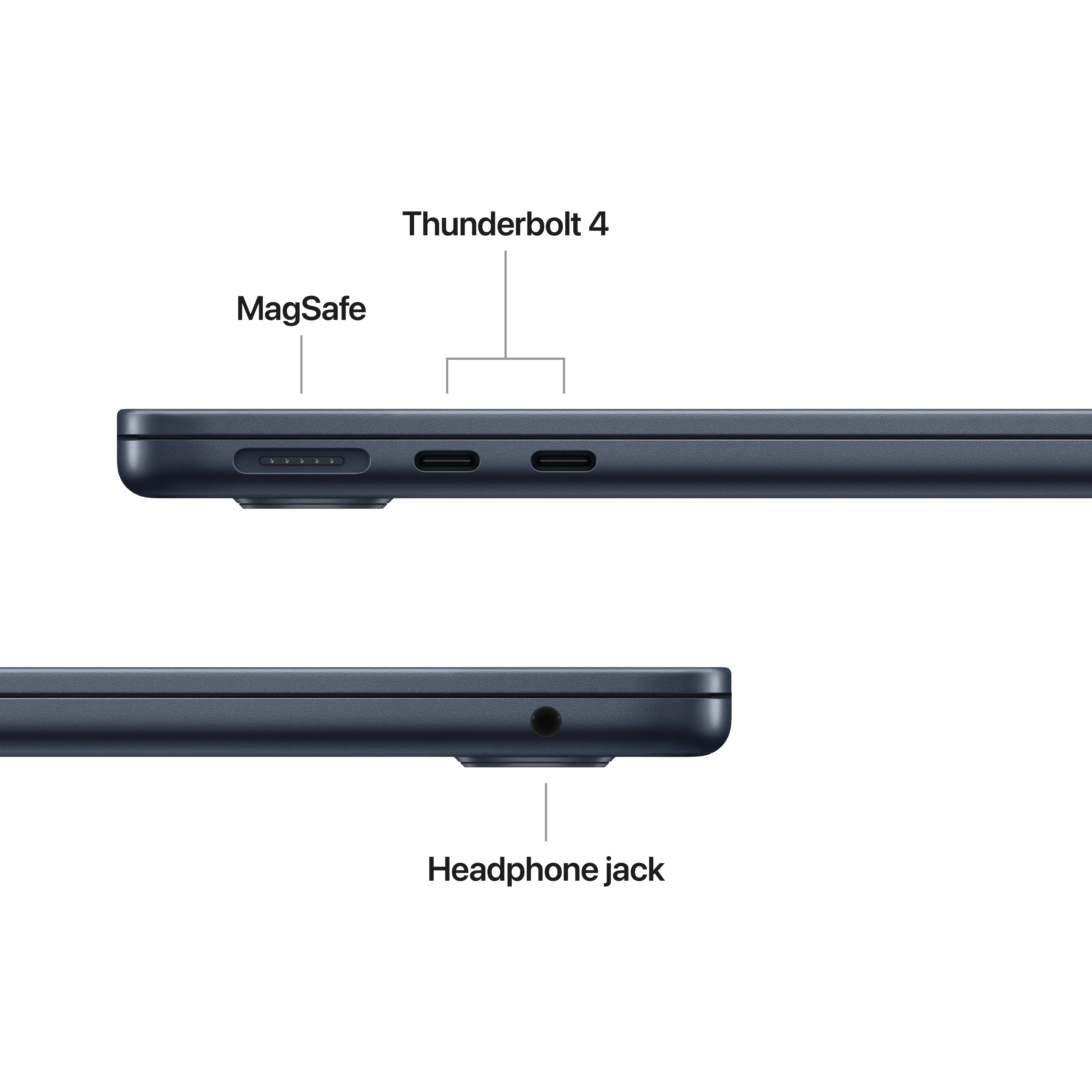 13-inch MacBook Air: Apple M4 chip with 10-core CPU and 10-core GPU, 512GB SSD - Midnight - Image 7