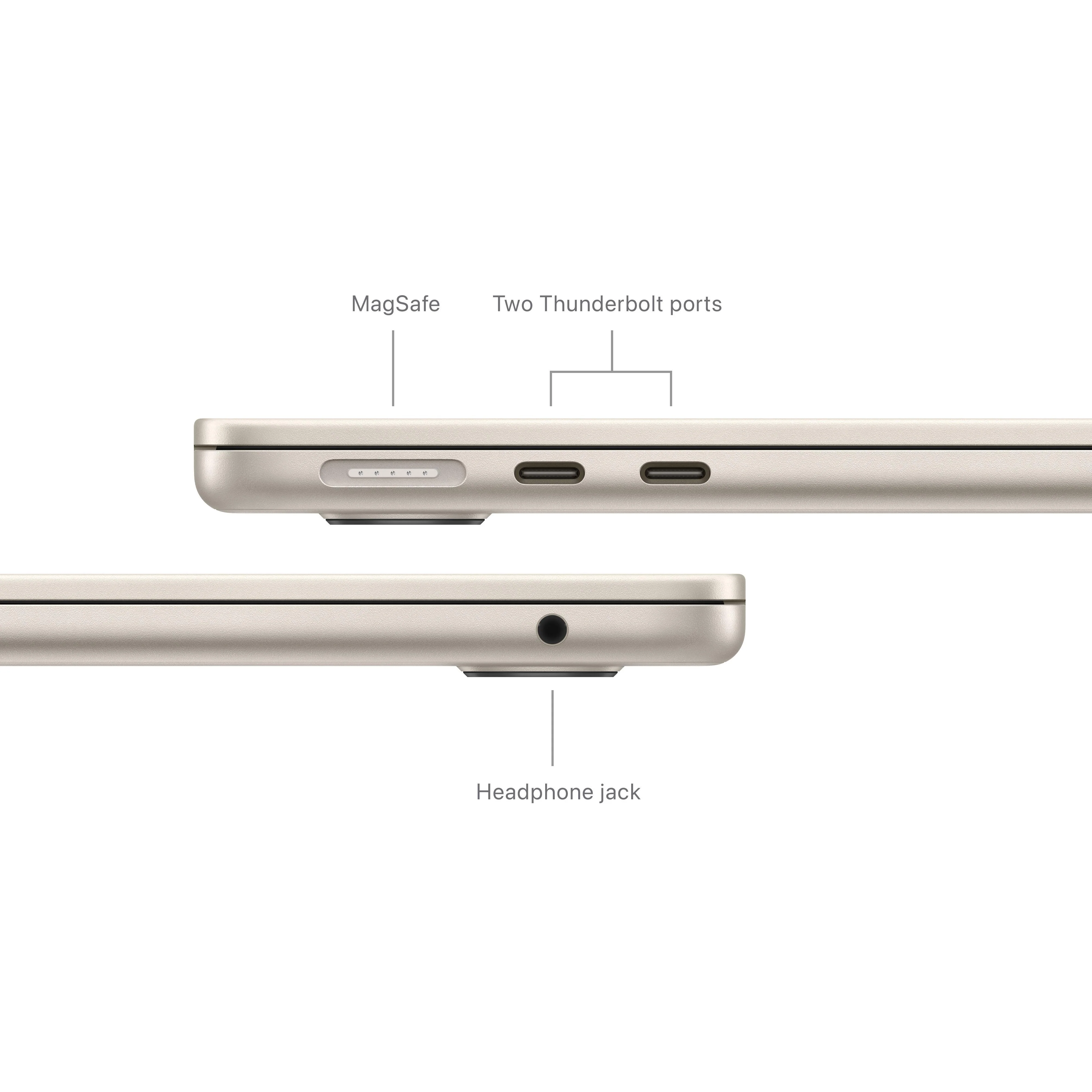 13-inch MacBook Air: Apple M3 chip with 8‑core CPU and 10‑core GPU, 512GB SSD - Starlight - Image 7