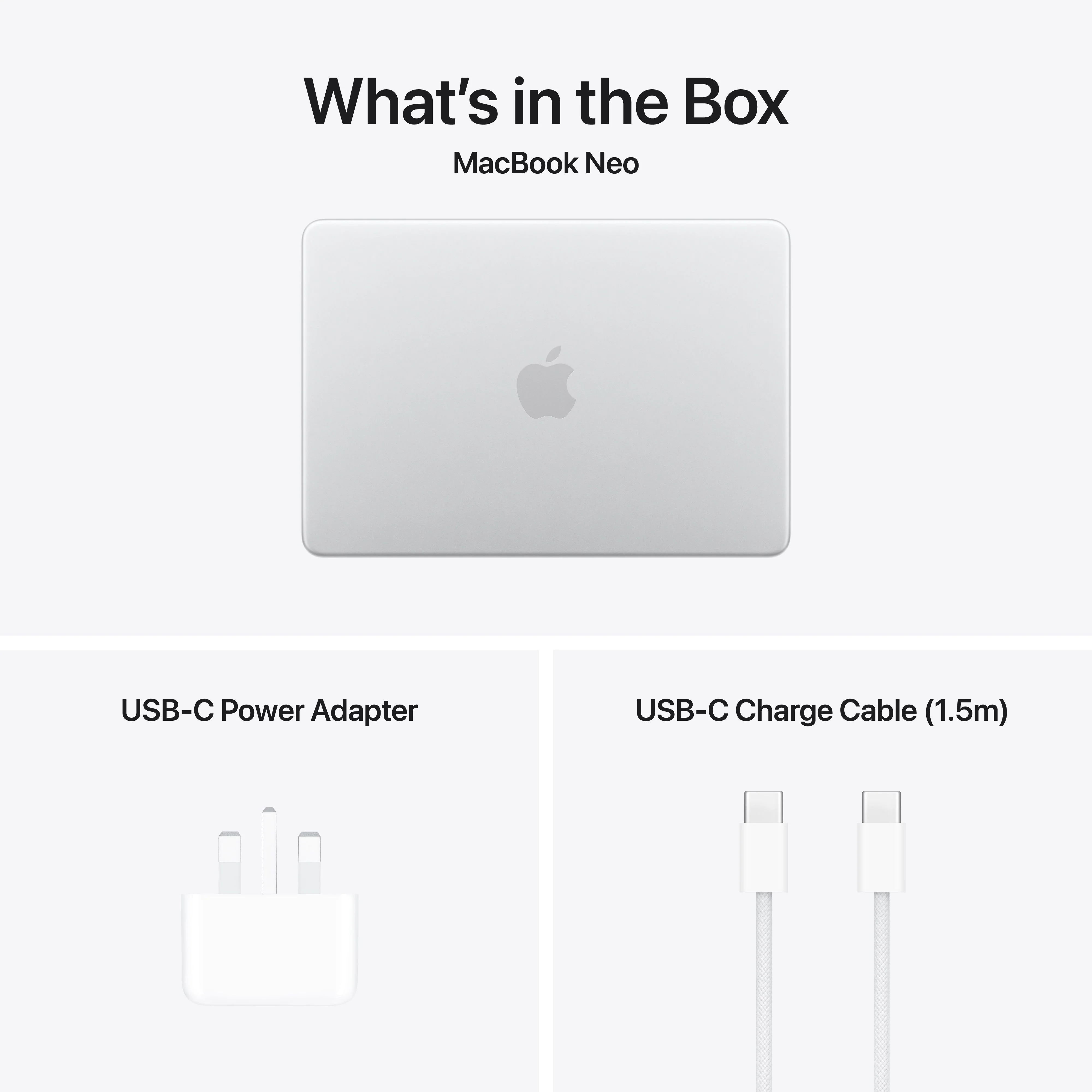 13-inch MacBook Neo: Apple A18 Pro chip with 6‑core CPU and 5‑core GPU, Magic Keyboard, 256GB SSD - Silver - Image 10