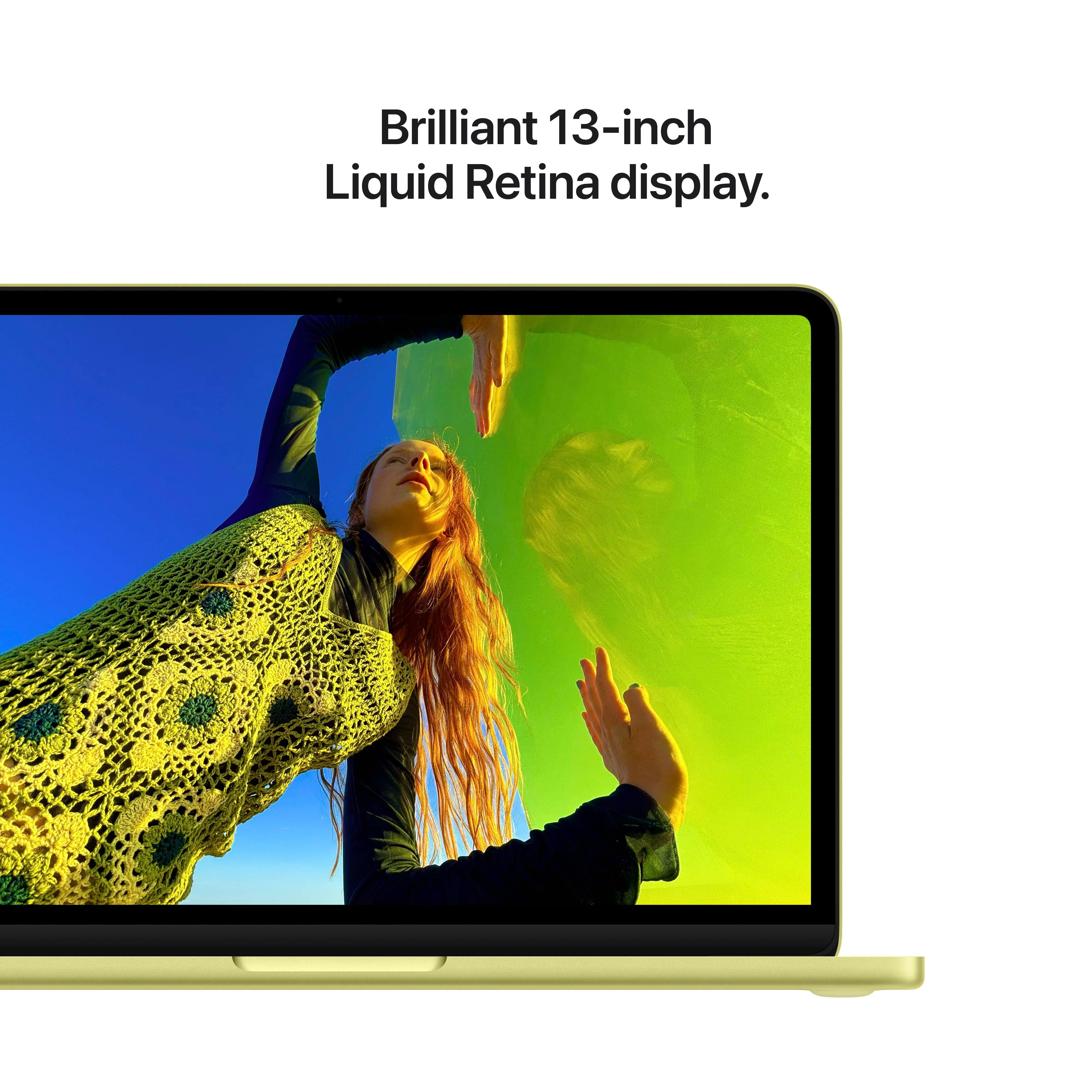 13-inch MacBook Neo: Apple A18 Pro chip with 6‑core CPU and 5‑core GPU, Magic Keyboard with Touch ID, 512GB SSD - Citrus - Image 5