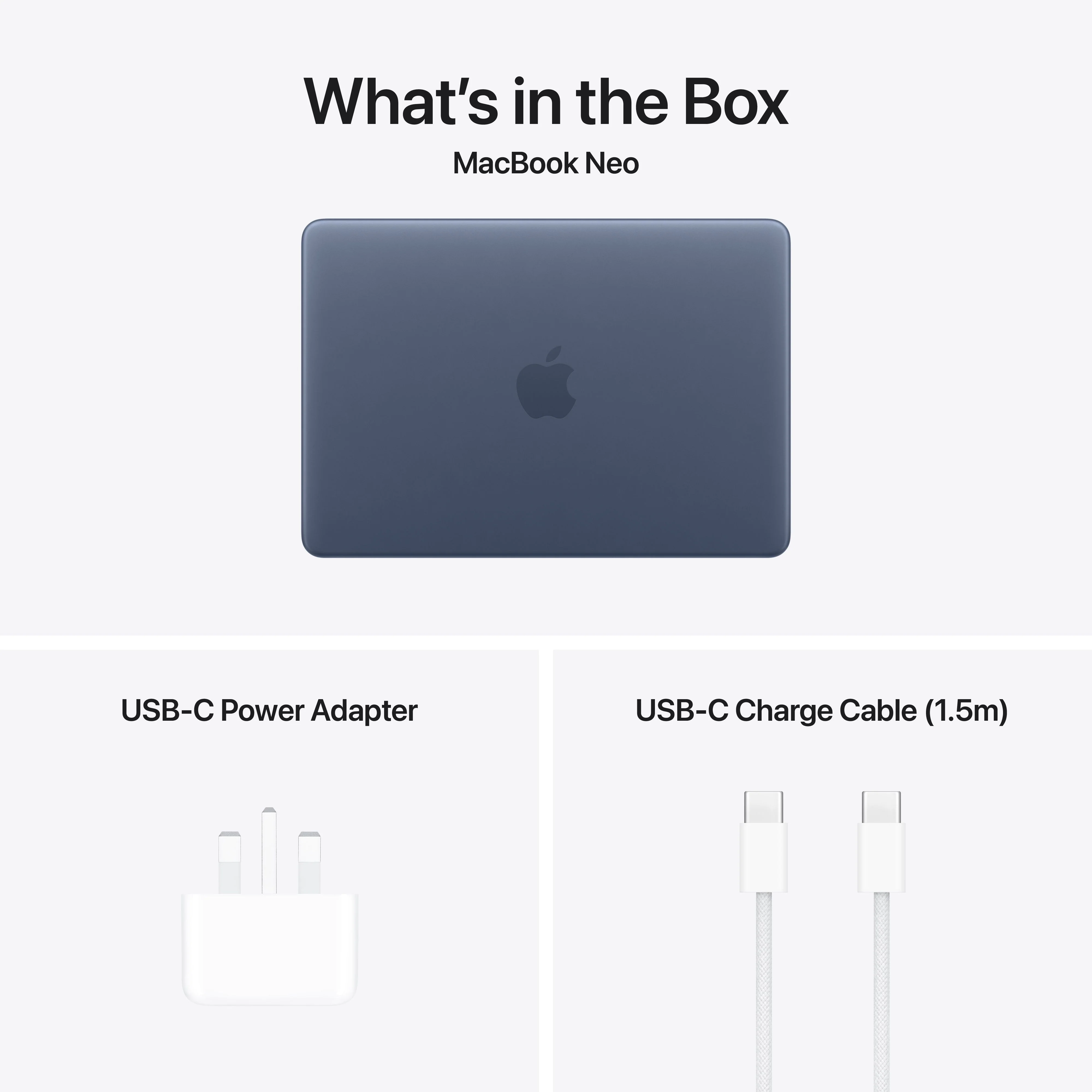13-inch MacBook Neo: Apple A18 Pro chip with 6‑core CPU and 5‑core GPU, Magic Keyboard with Touch ID, 512GB SSD - Indigo - Deposit - Image 10