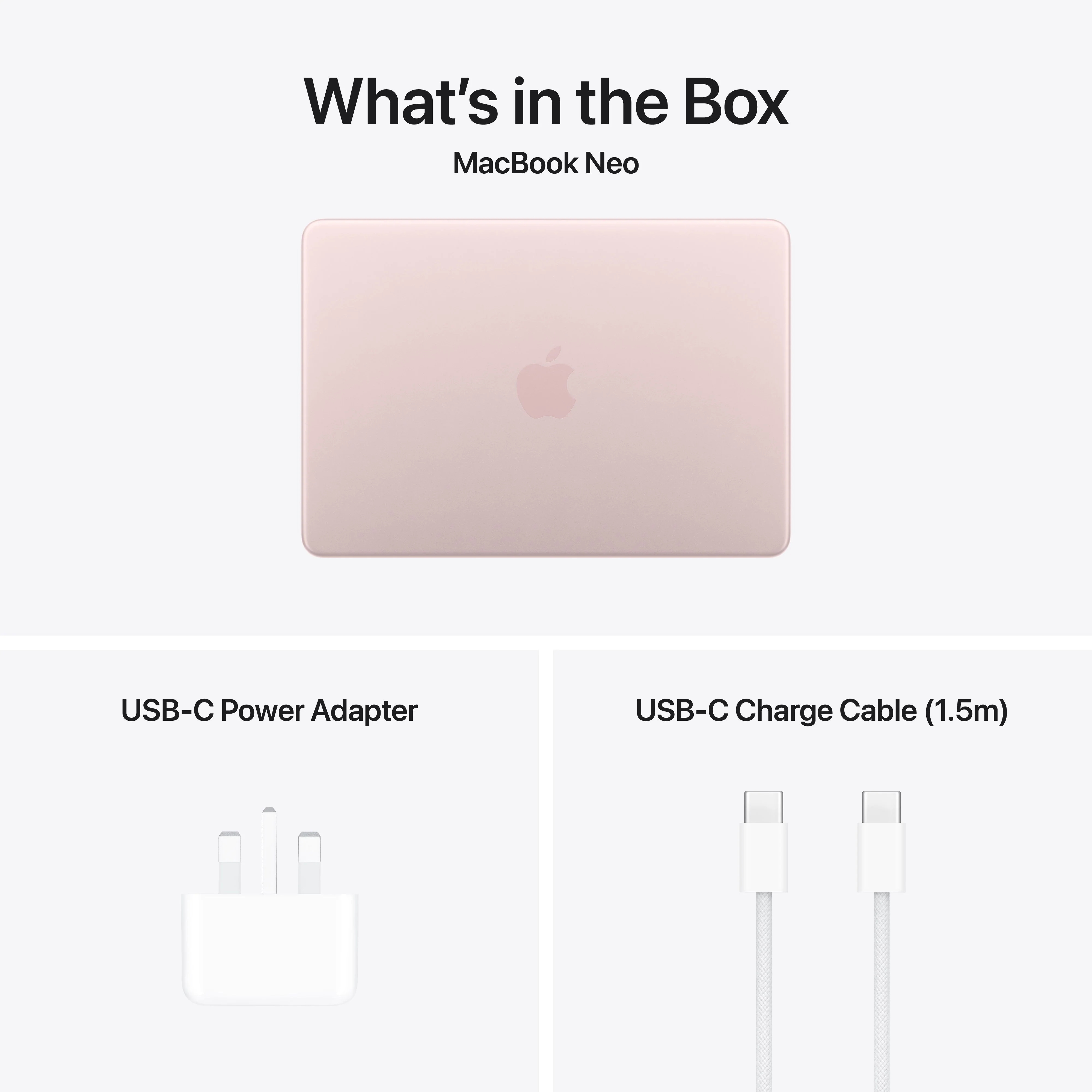 13-inch MacBook Neo: Apple A18 Pro chip with 6‑core CPU and 5‑core GPU, Magic Keyboard with Touch ID, 512GB SSD - Blush - Deposit - Image 10