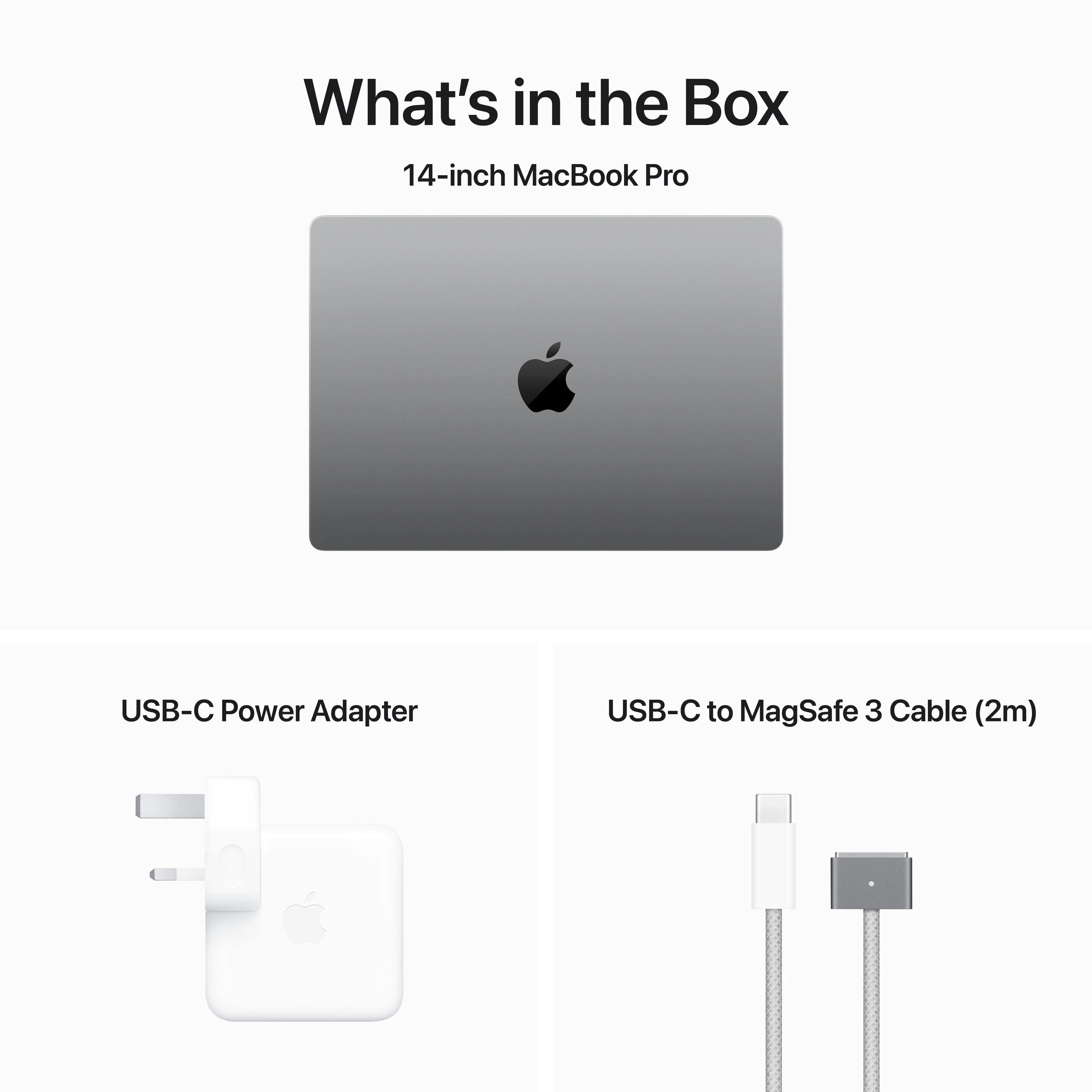 14-inch MacBook Pro: Apple M3 chip with 8‑core CPU and 10‑core GPU, 512GB SSD - Space Grey - Image 10