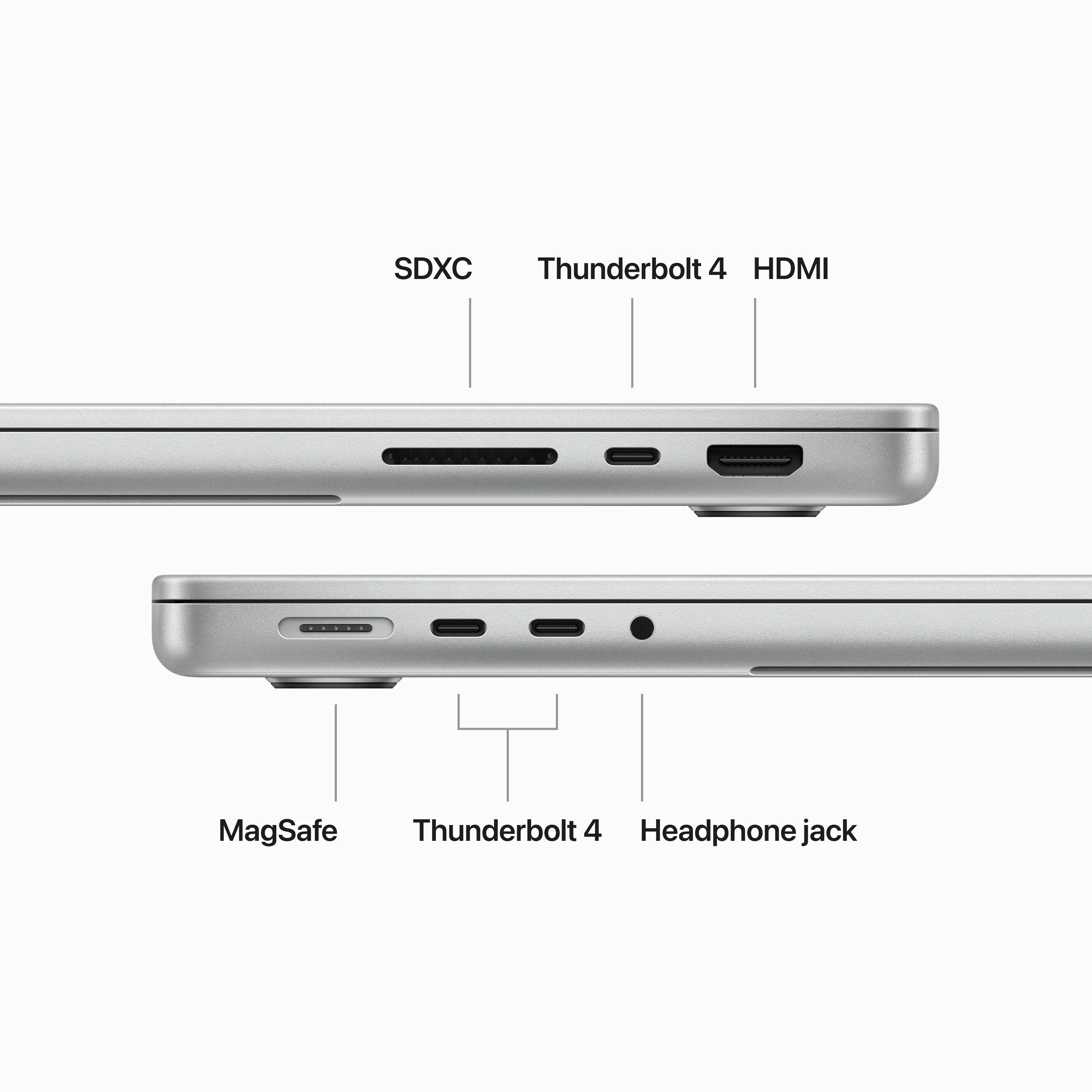 14-inch MacBook Pro: Apple M3 Pro chip with 11‑core CPU and 14‑core GPU, 512GB SSD - Silver - Image 6