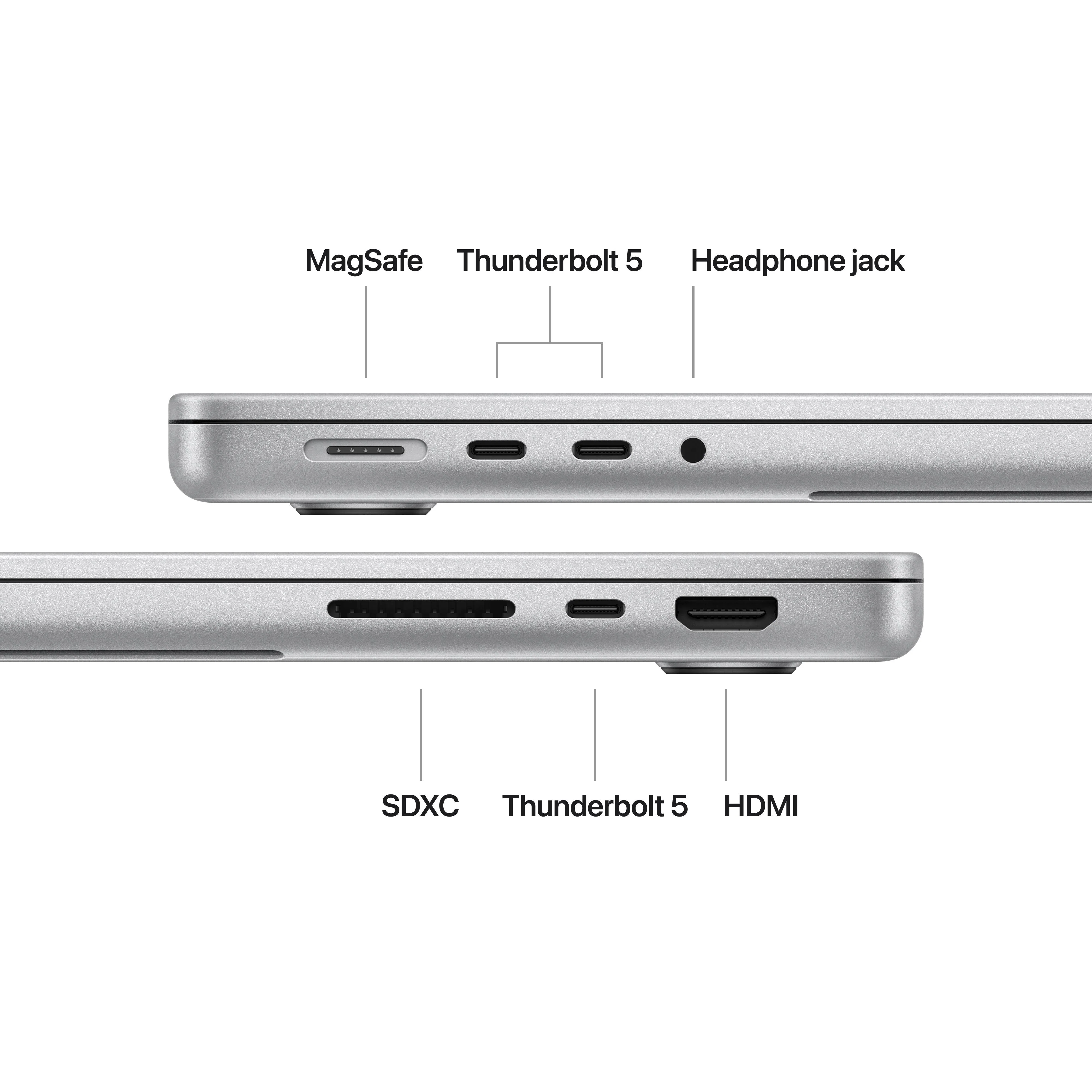 14-inch MacBook Pro: Apple M4 Max chip with 14‑core CPU and 32‑core GPU, 1TB SSD - Silver - Image 7