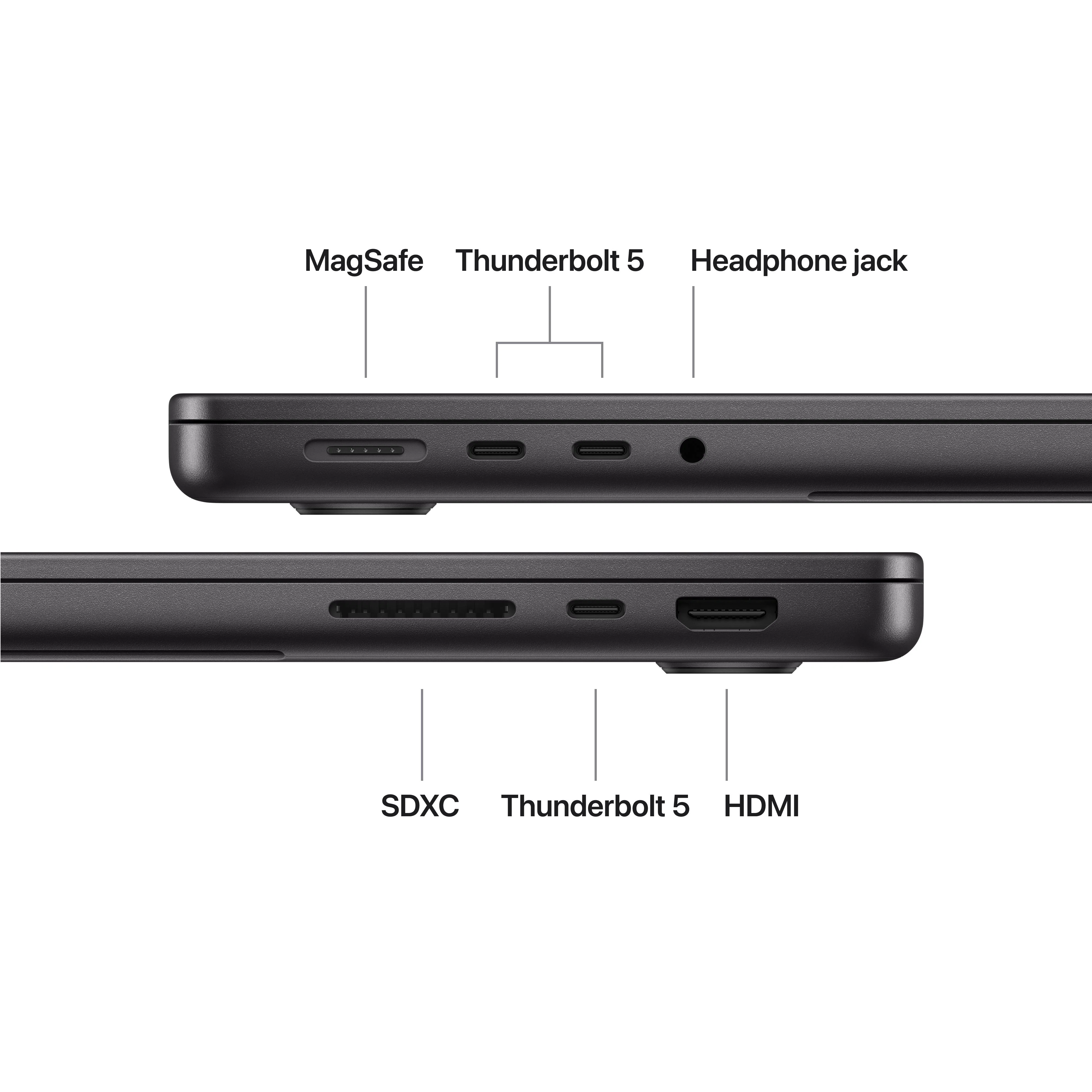14-inch MacBook Pro: Apple M5 Pro chip with 18-core CPU and 20-core GPU, 2TB SSD - Space Black - Image 7
