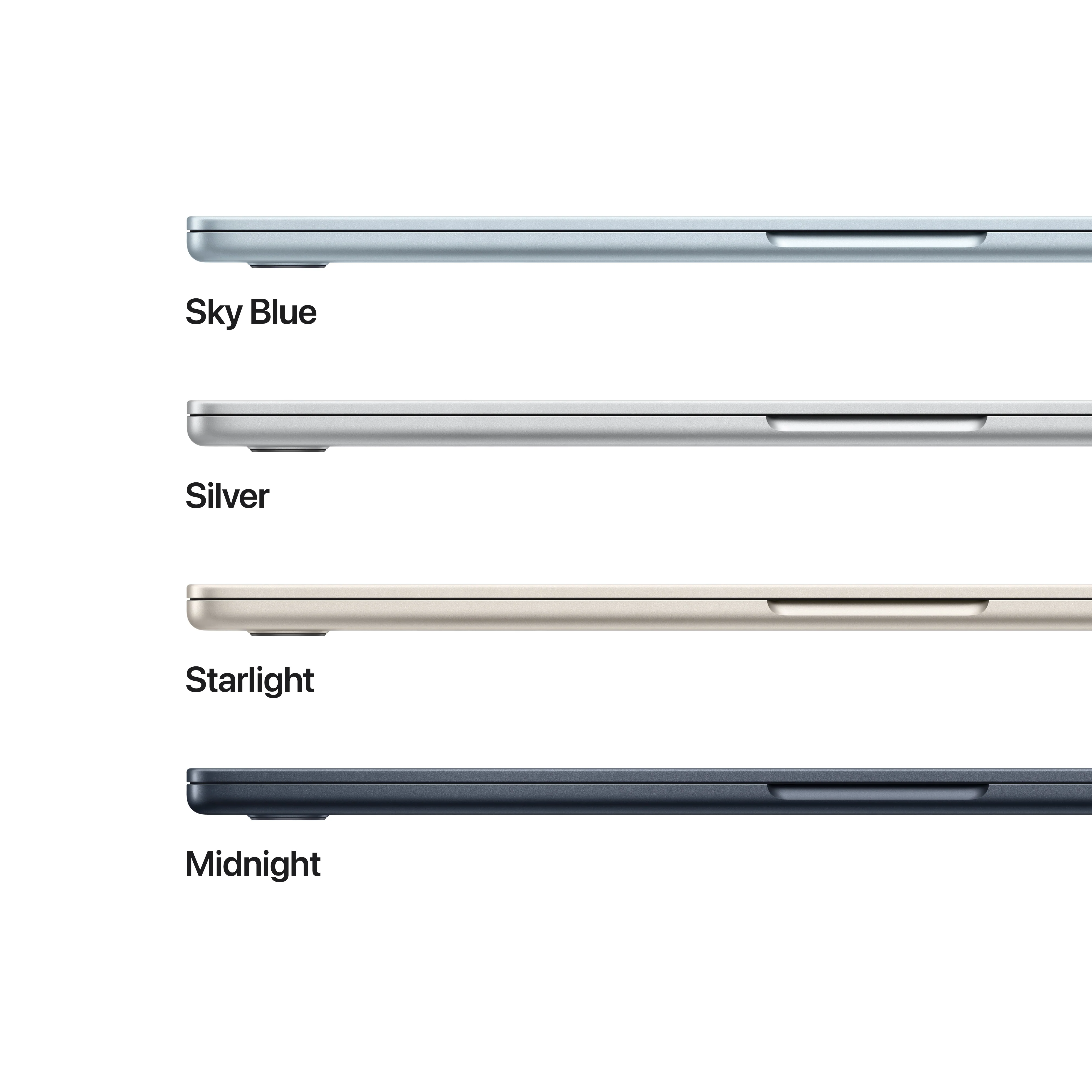 15-inch MacBook Air: Apple M4 chip with 10-core CPU and 10-core GPU, 512GB SSD - Midnight - Image 3
