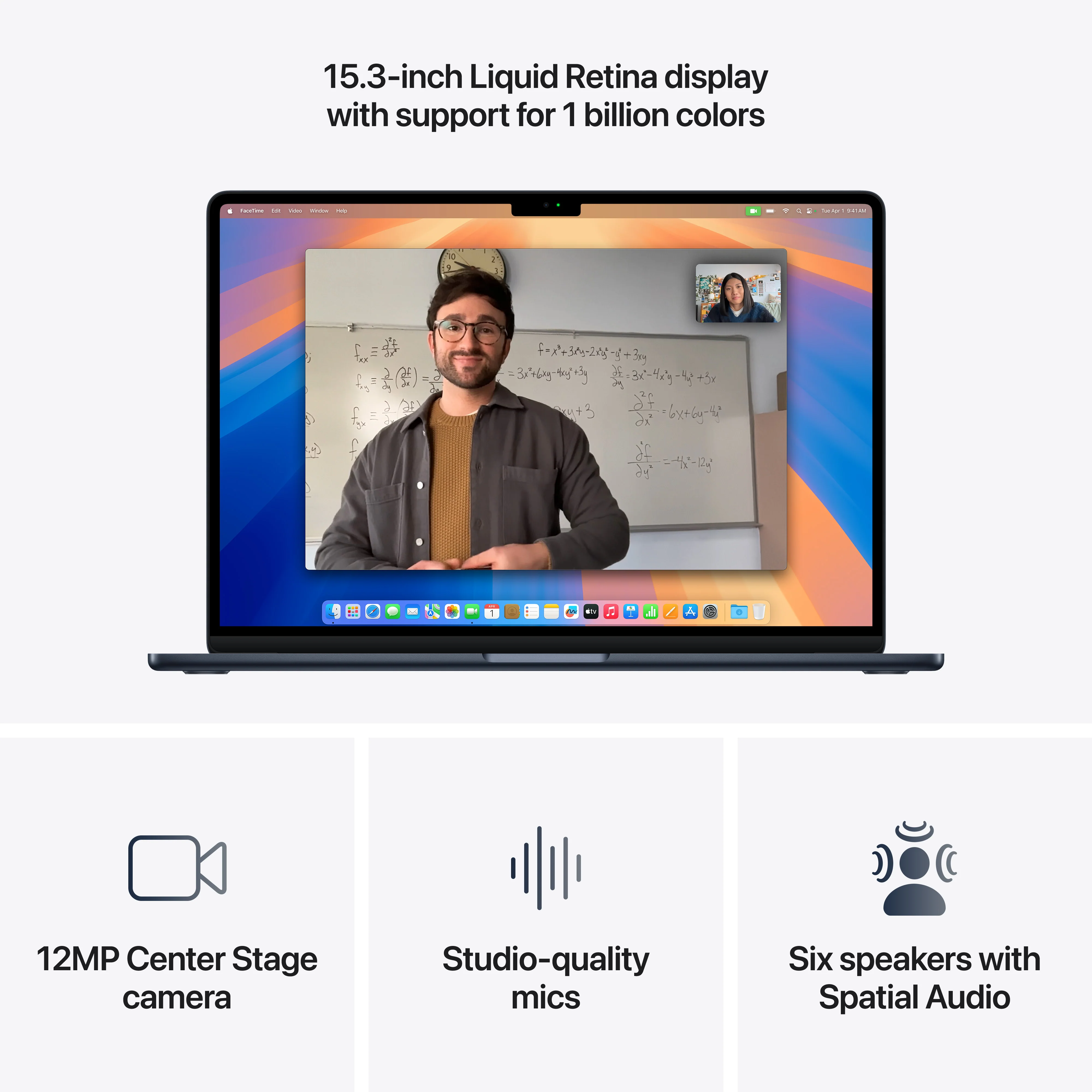 15-inch MacBook Air: Apple M4 chip with 10-core CPU and 10-core GPU, 512GB SSD - Midnight - Image 5