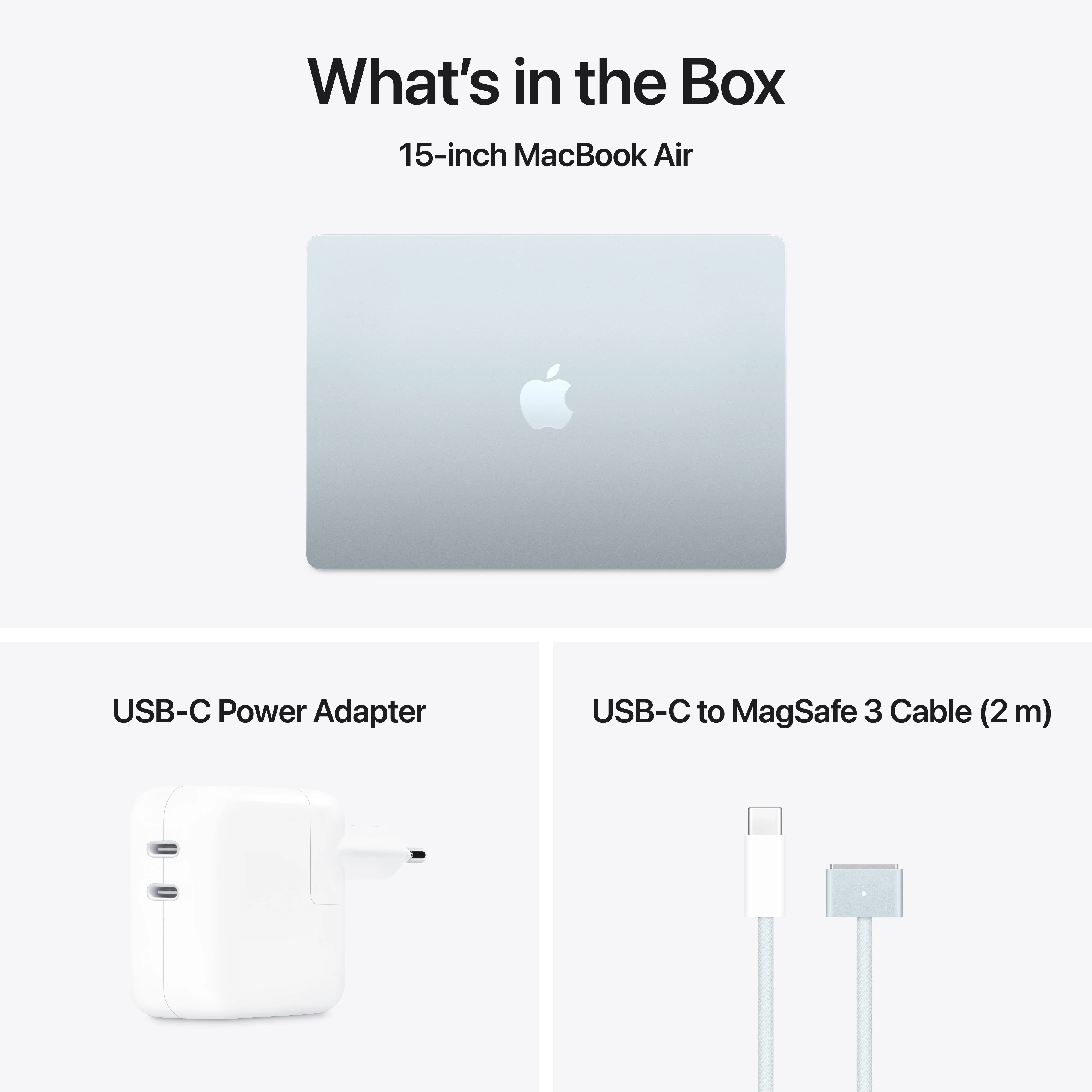 15-inch MacBook Air: Apple M4 chip with 10-core CPU and 10-core GPU, 512GB SSD - Sky Blue - Image 11