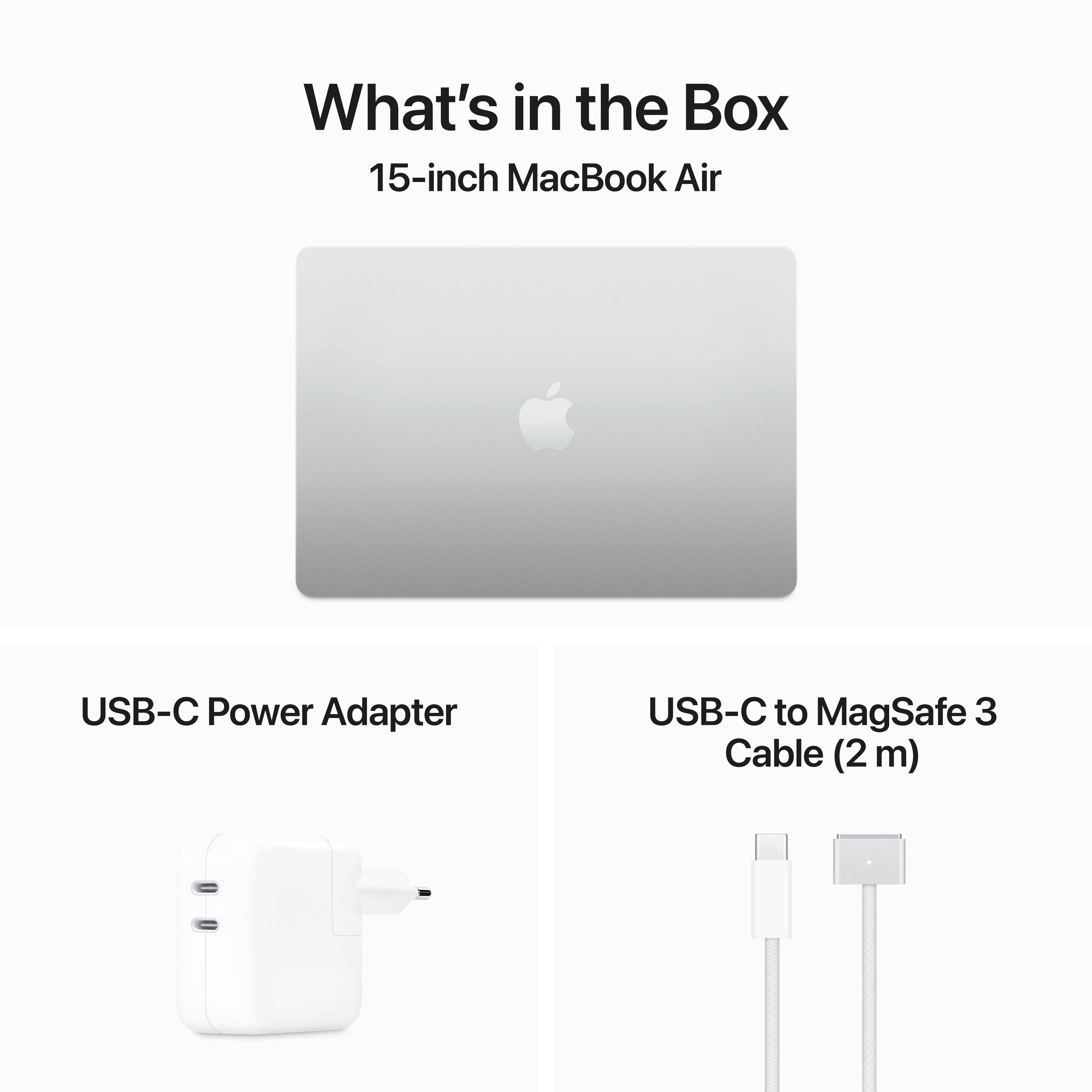 15-inch MacBook Air: Apple M3 chip with 8‑core CPU and 10‑core GPU, 256GB SSD - Silver - Image 9