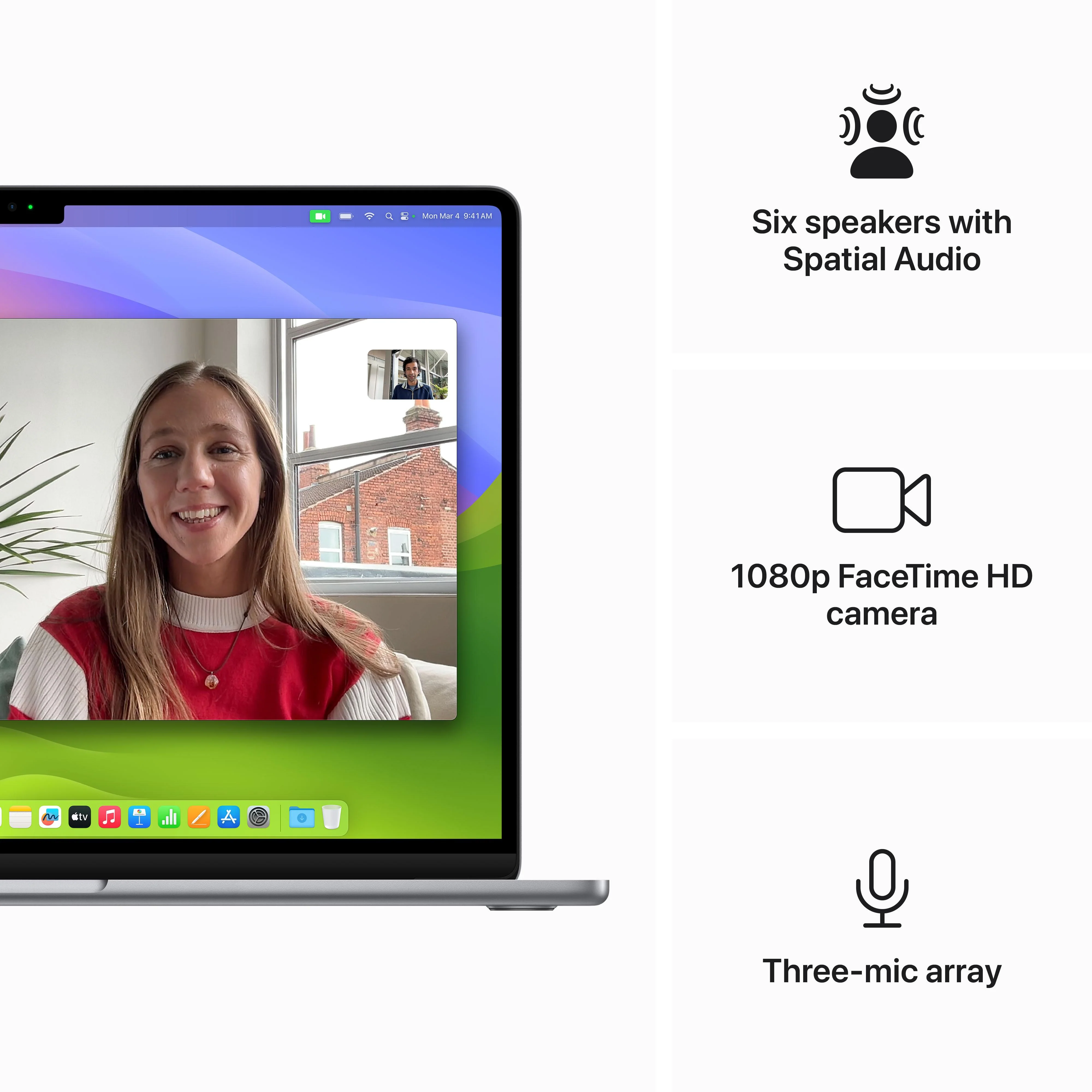 15-inch MacBook Air: Apple M3 chip with 8‑core CPU and 10‑core GPU, 512GB SSD - Space Gray - Image 6