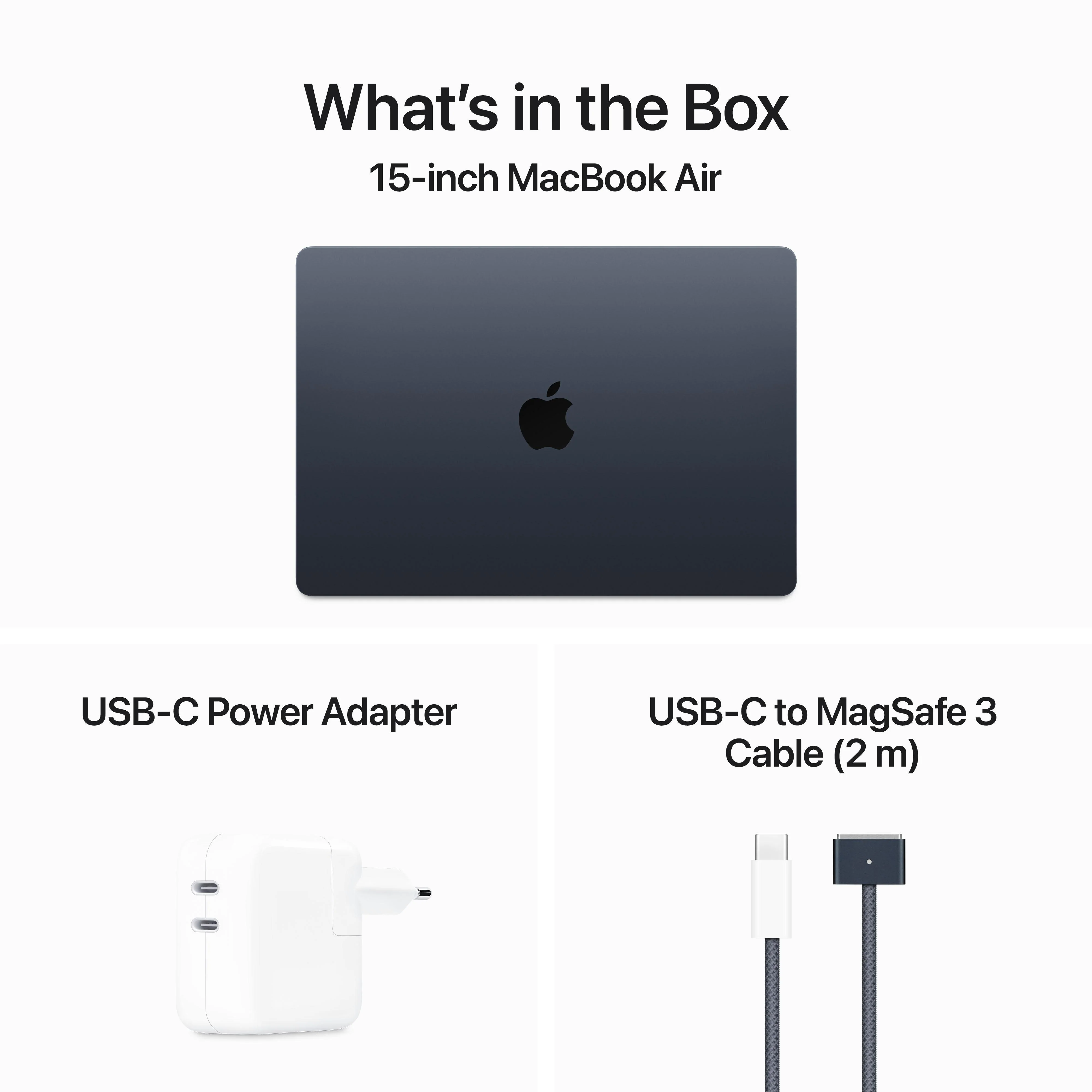 15-inch MacBook Air: Apple M3 chip with 8‑core CPU and 10‑core GPU, 512GB SSD - Midnight - Image 9
