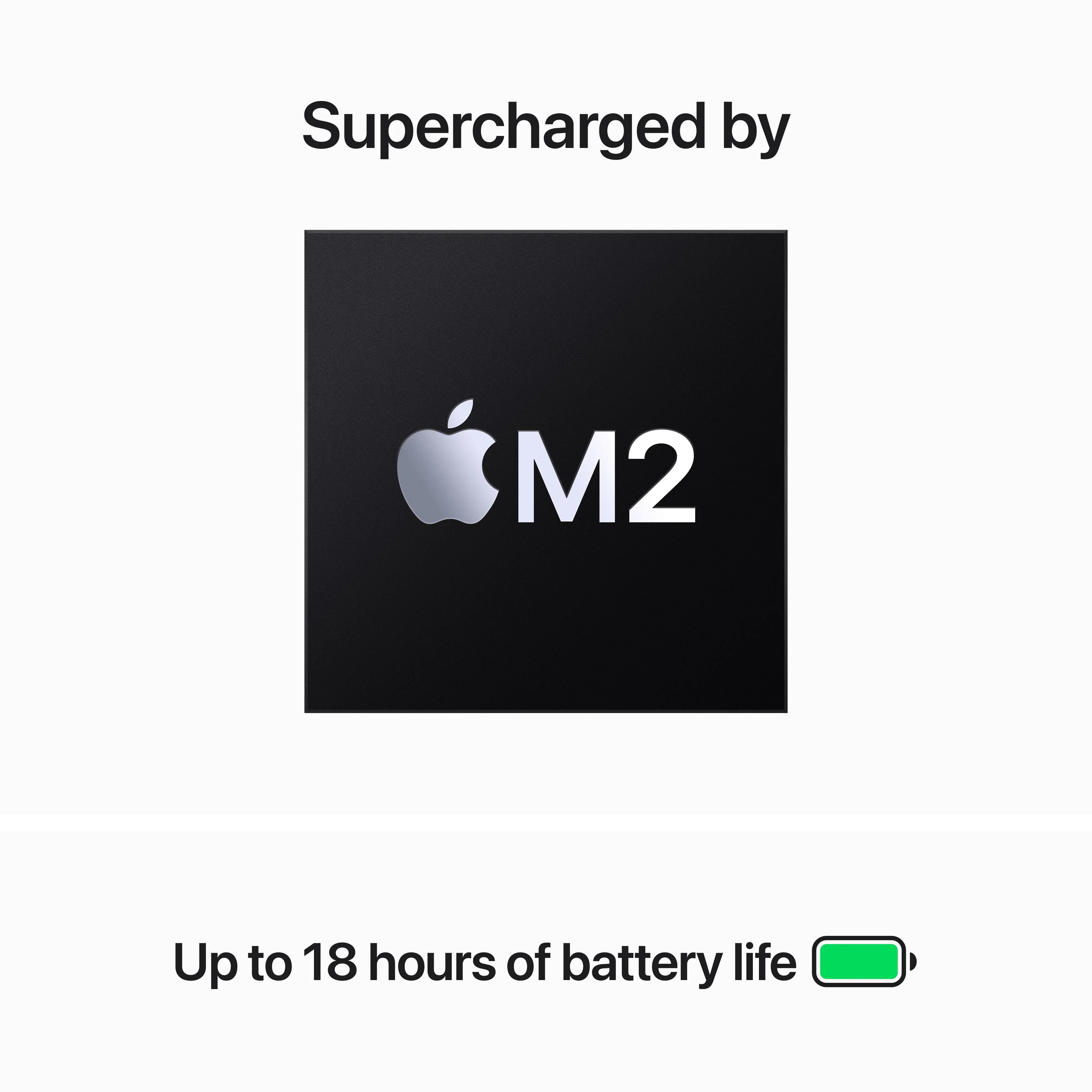 15-inch MacBook Air: Apple M2 chip with 8‑core CPU and 10‑core GPU, 256GB SSD - Silver - Image 4