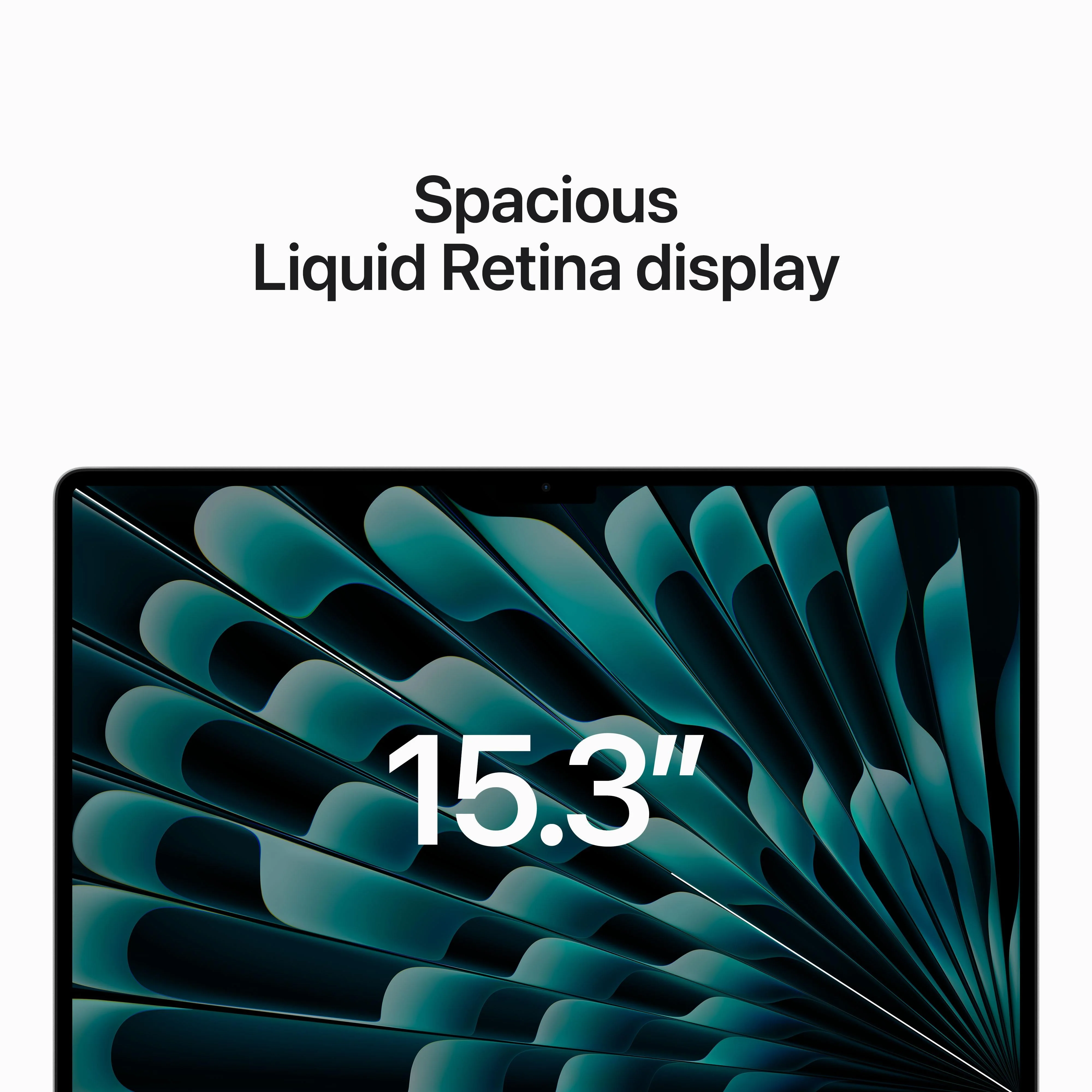 15-inch MacBook Air: Apple M2 chip with 8‑core CPU and 10‑core GPU, 256GB SSD - Silver - Image 5