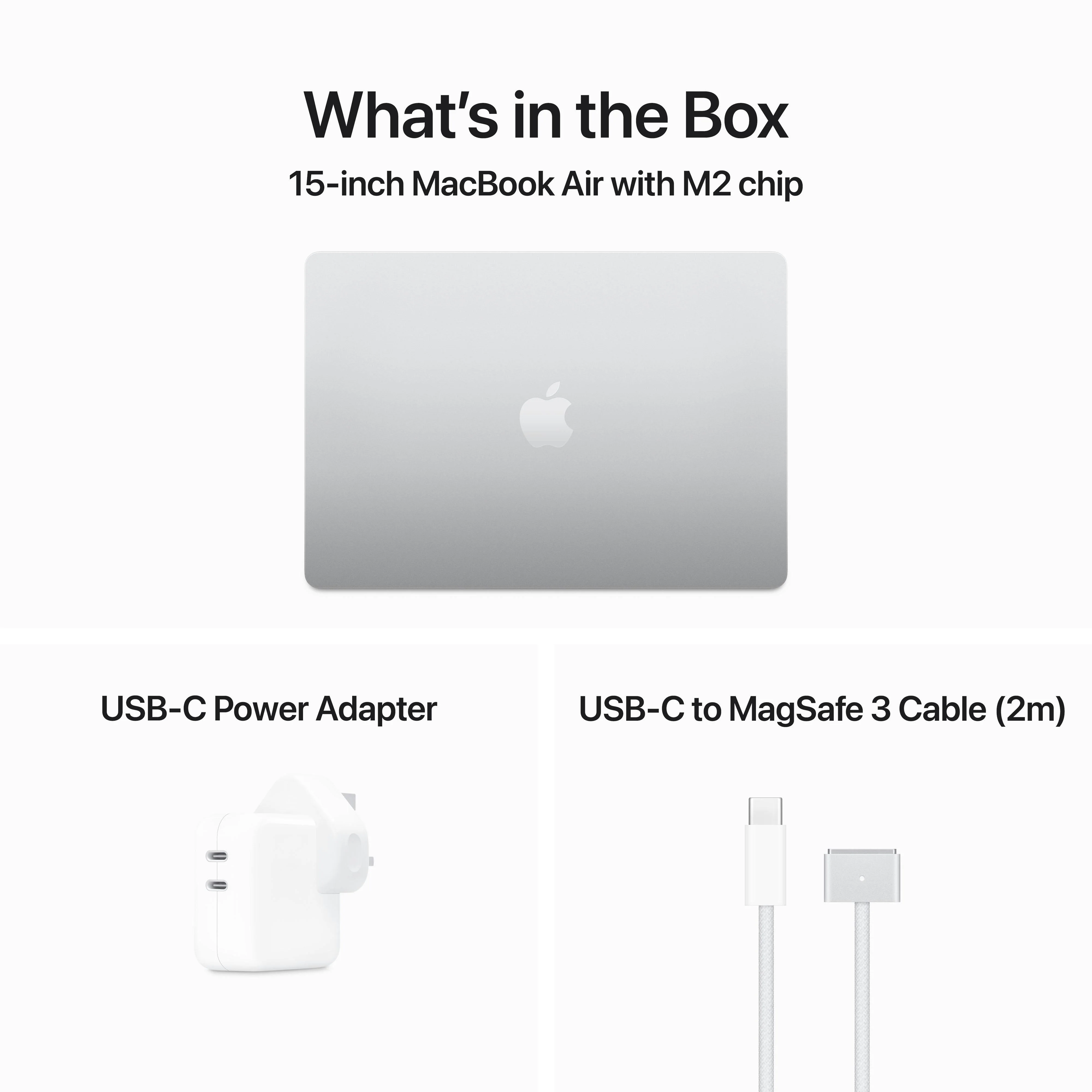 15-inch MacBook Air: Apple M2 chip with 8‑core CPU and 10‑core GPU, 512GB SSD - Silver - Image 12