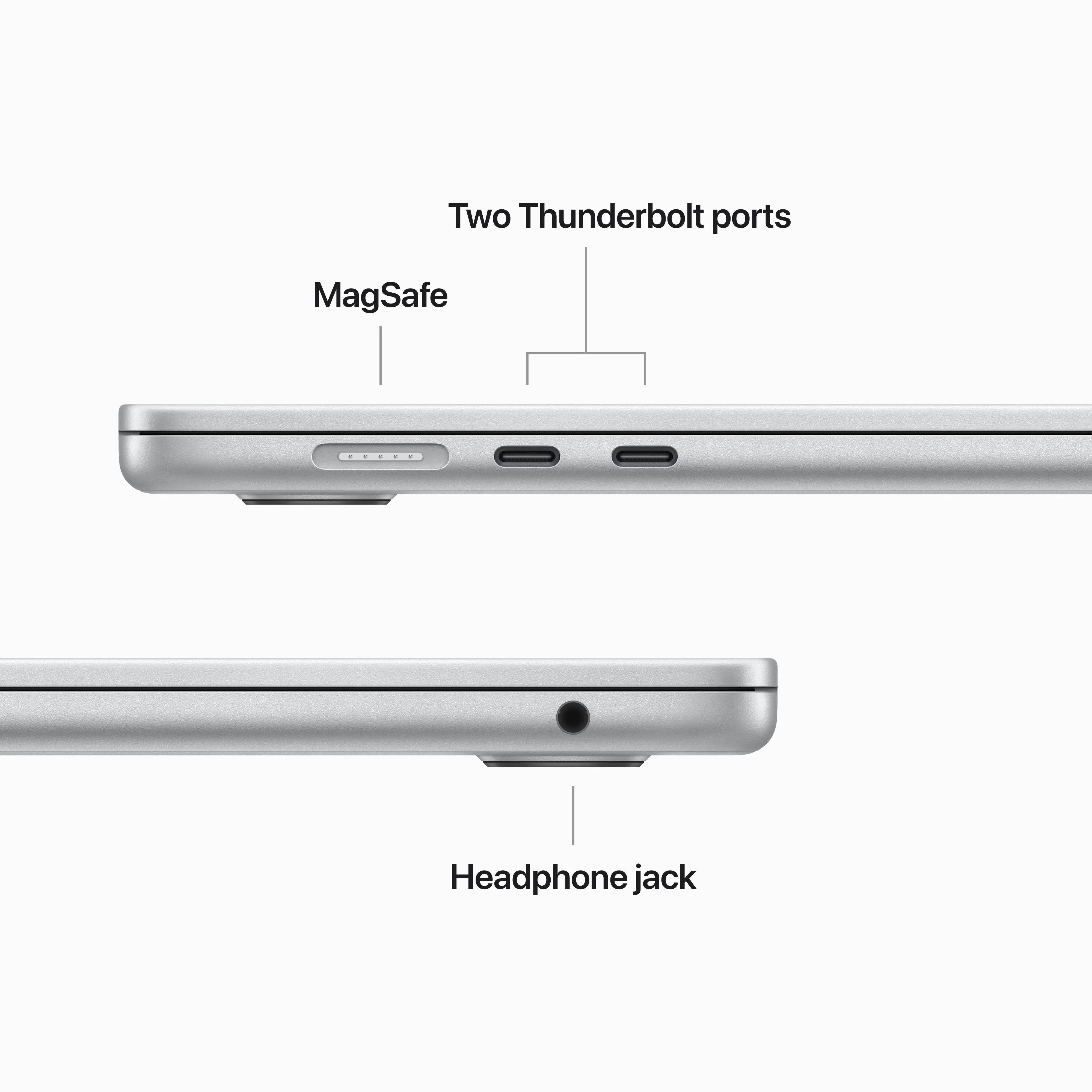 15-inch MacBook Air: Apple M2 chip with 8‑core CPU and 10‑core GPU, 512GB SSD - Silver - Image 9