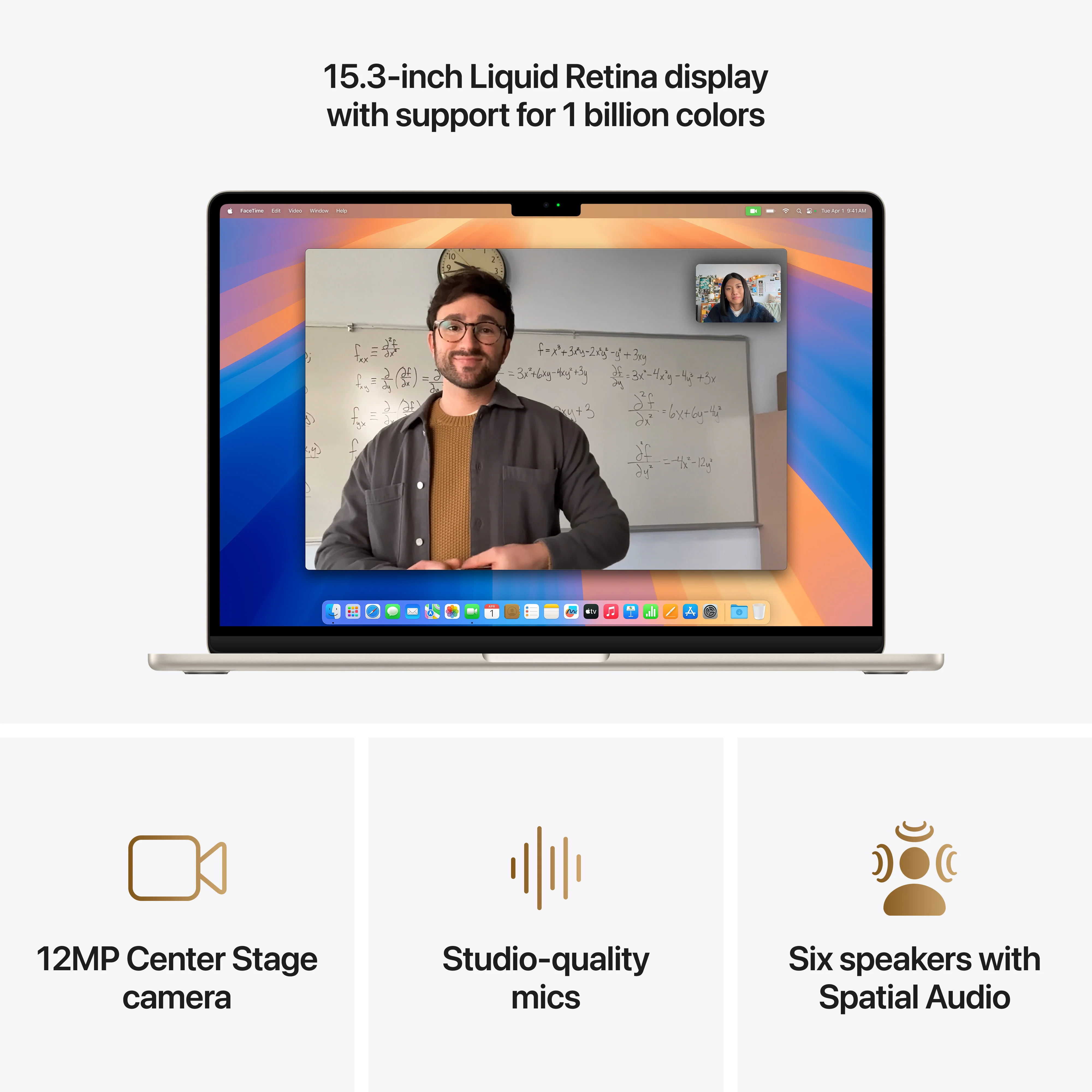 15-inch MacBook Air: Apple M4 chip with 10-core CPU and 10-core GPU, 256GB SSD - Starlight - Image 5