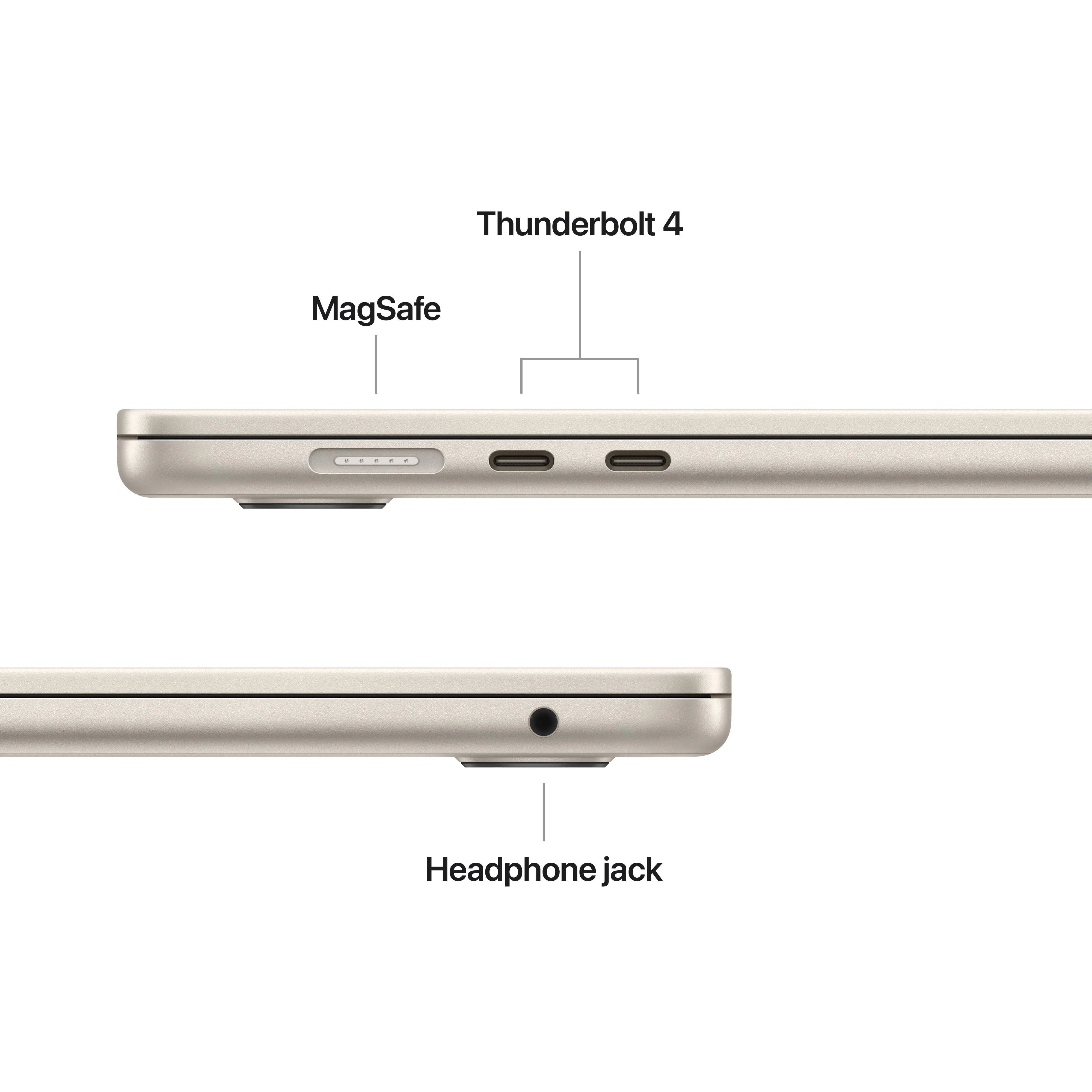 15-inch MacBook Air: Apple M4 chip with 10-core CPU and 10-core GPU, 256GB SSD - Starlight - Image 7