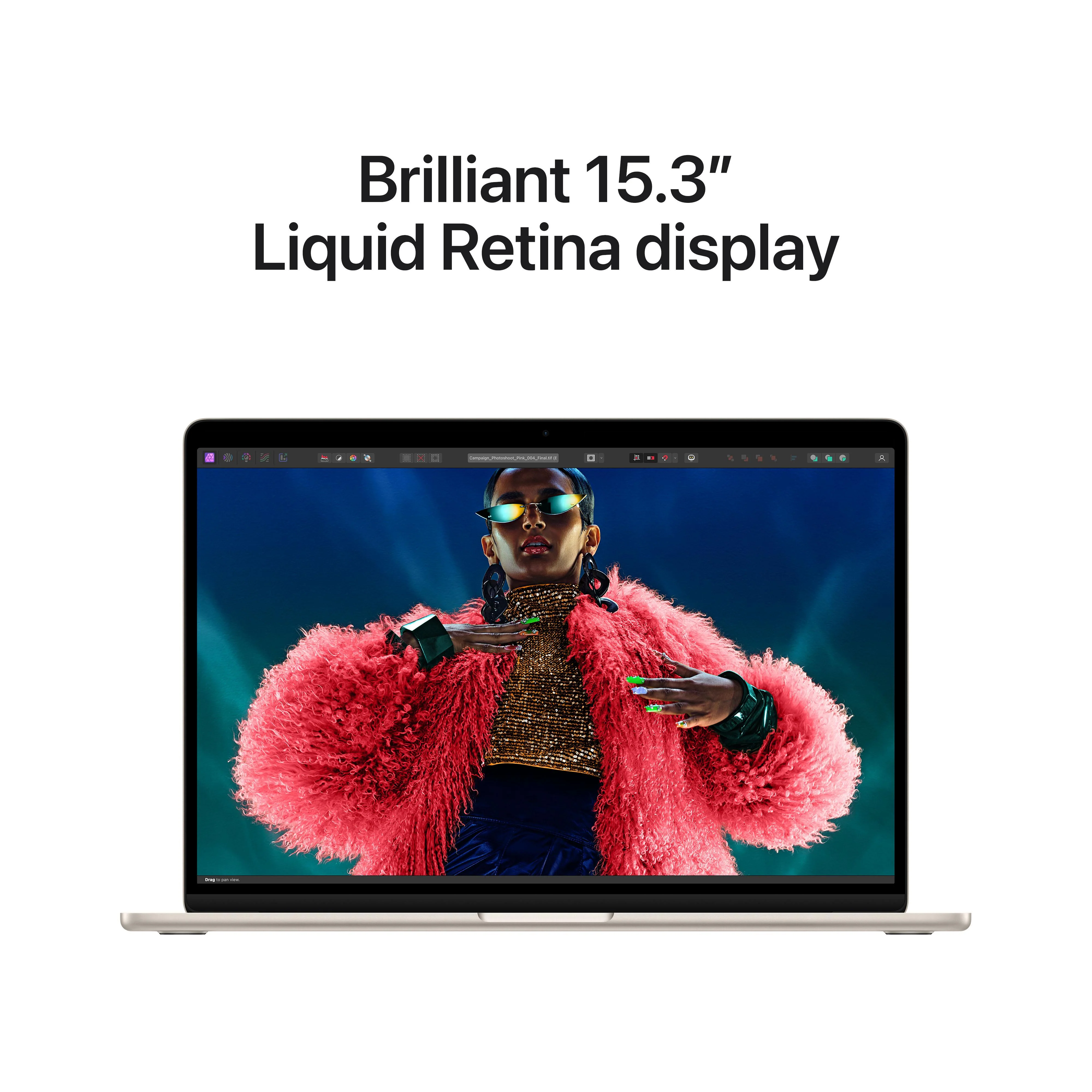 15-inch MacBook Air: Apple M3 chip with 8‑core CPU and 10‑core GPU, 512GB SSD - Starlight - Image 5
