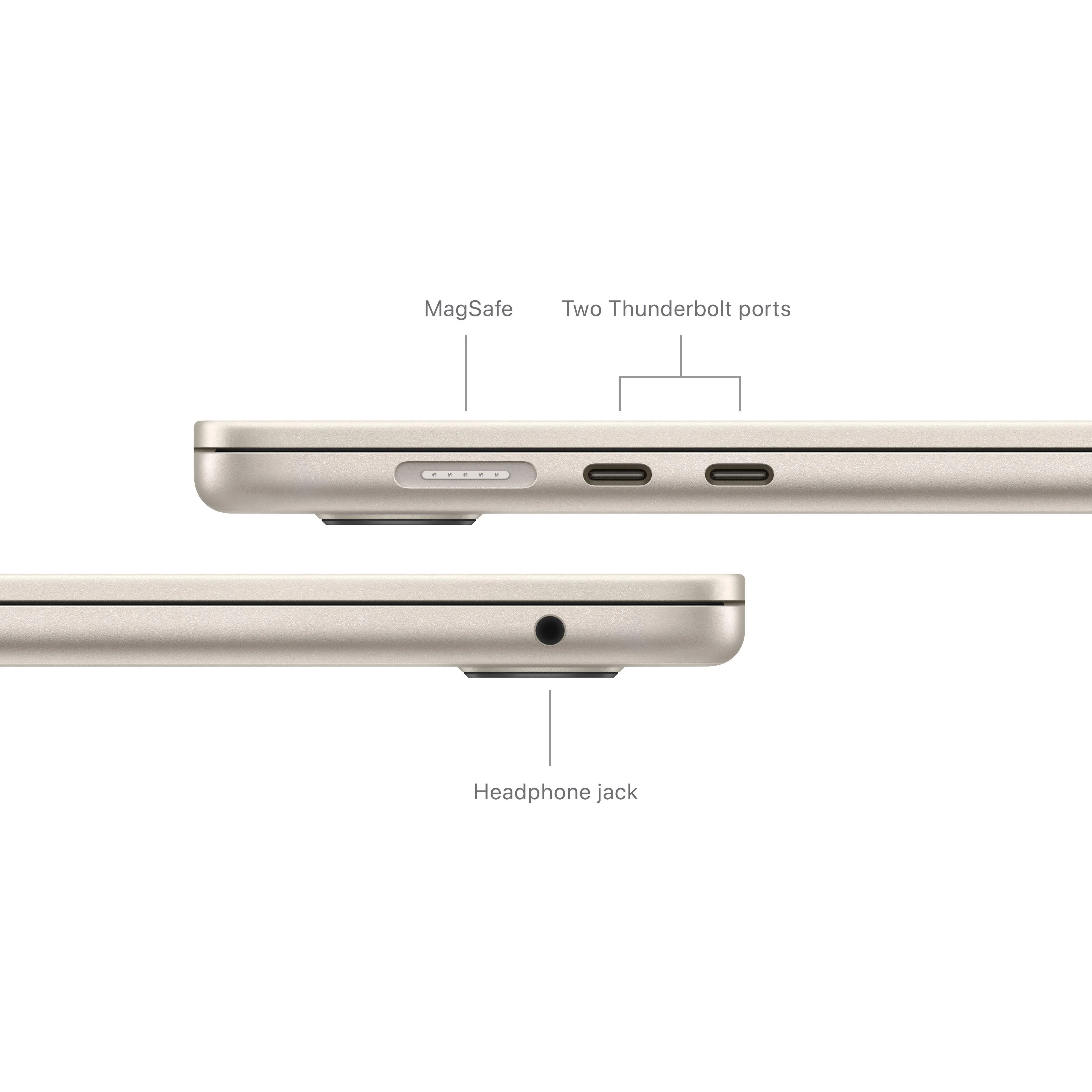 15-inch MacBook Air: Apple M3 chip with 8‑core CPU and 10‑core GPU, 512GB SSD - Starlight - Image 7