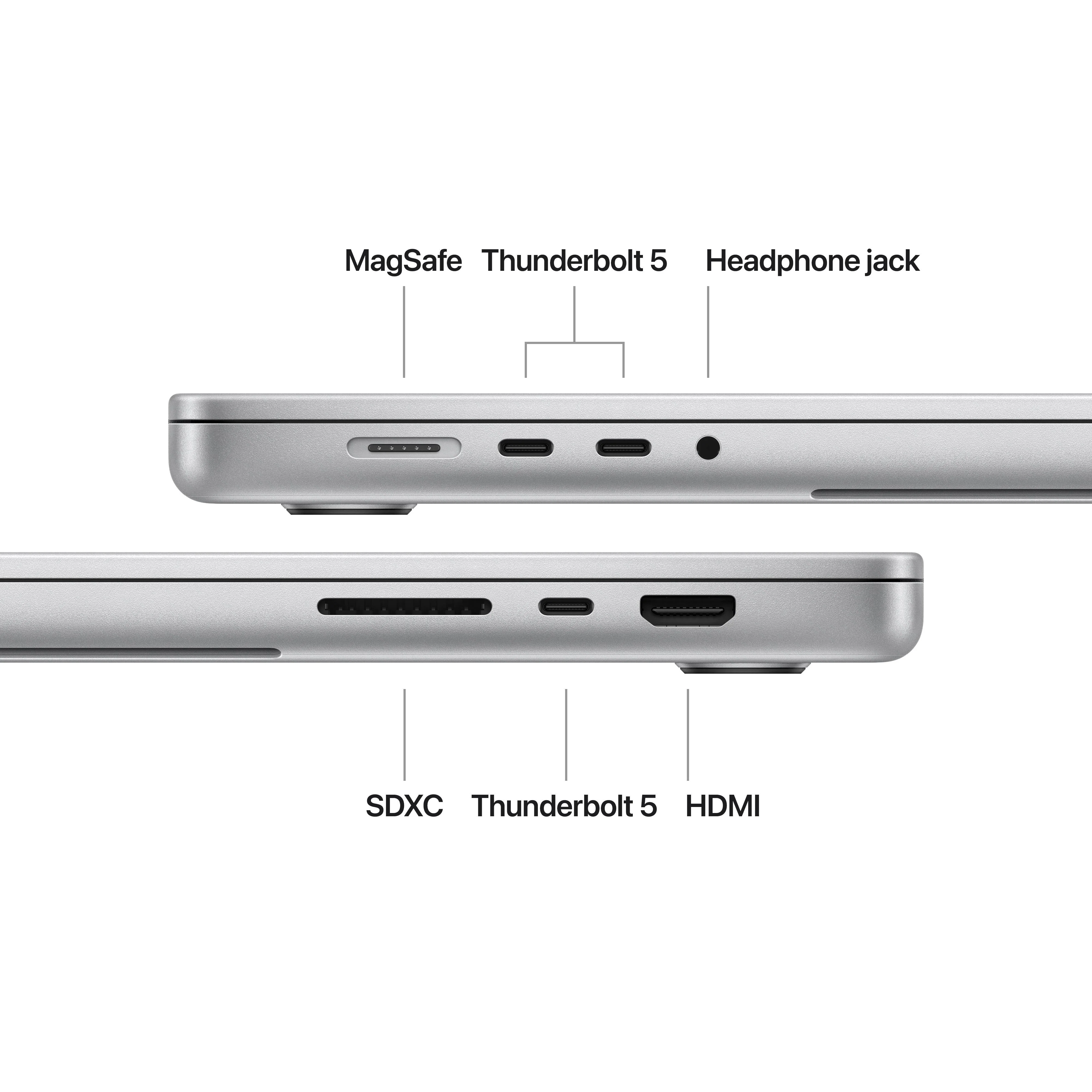 16-inch MacBook Pro: Apple M4 Pro chip with 14‑core CPU and 20‑core GPU, 512GB SSD - Silver - Image 7
