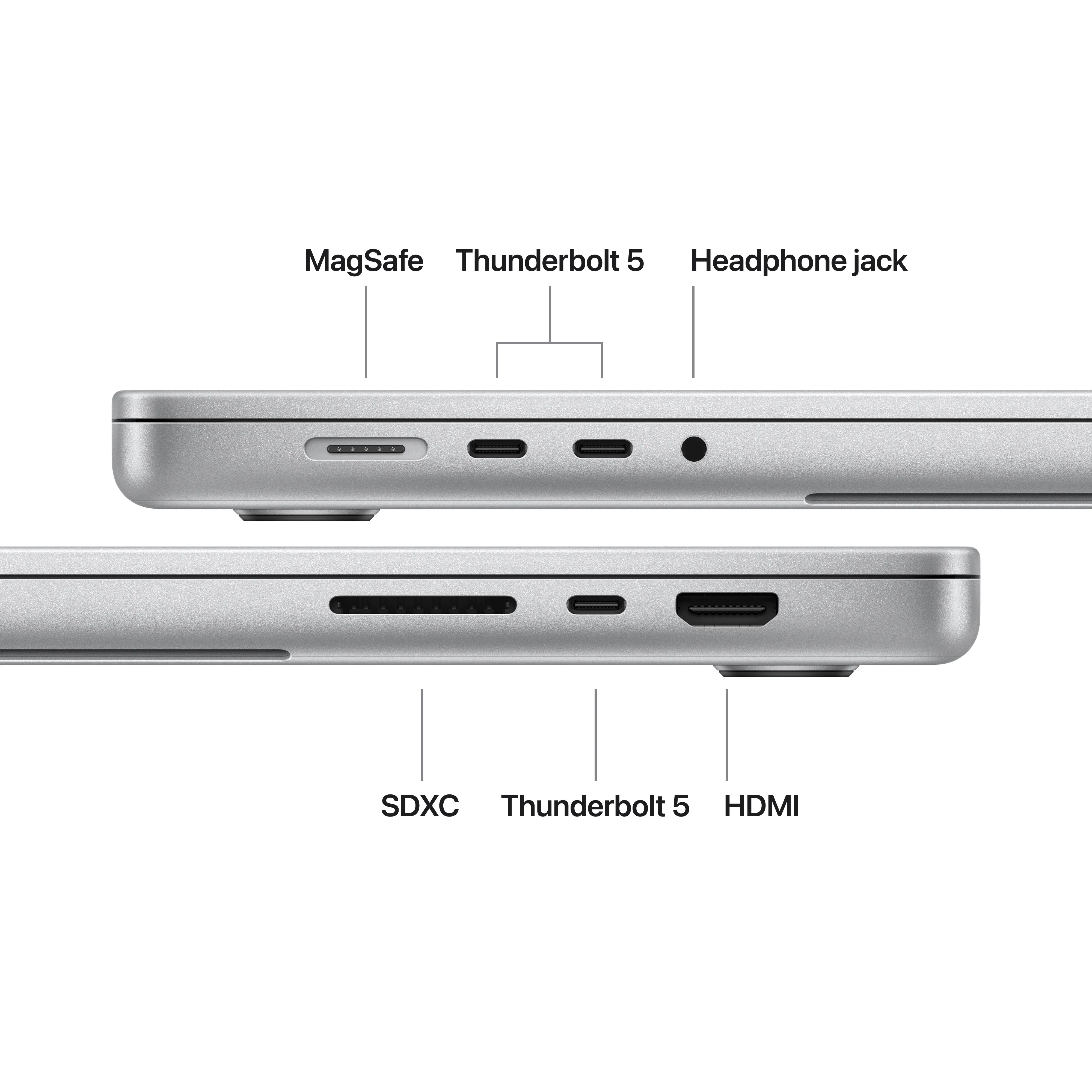 16-inch MacBook Pro: Apple M5 Pro chip with 18-core CPU and 20-core GPU, 1TB SSD - Silver - Image 7