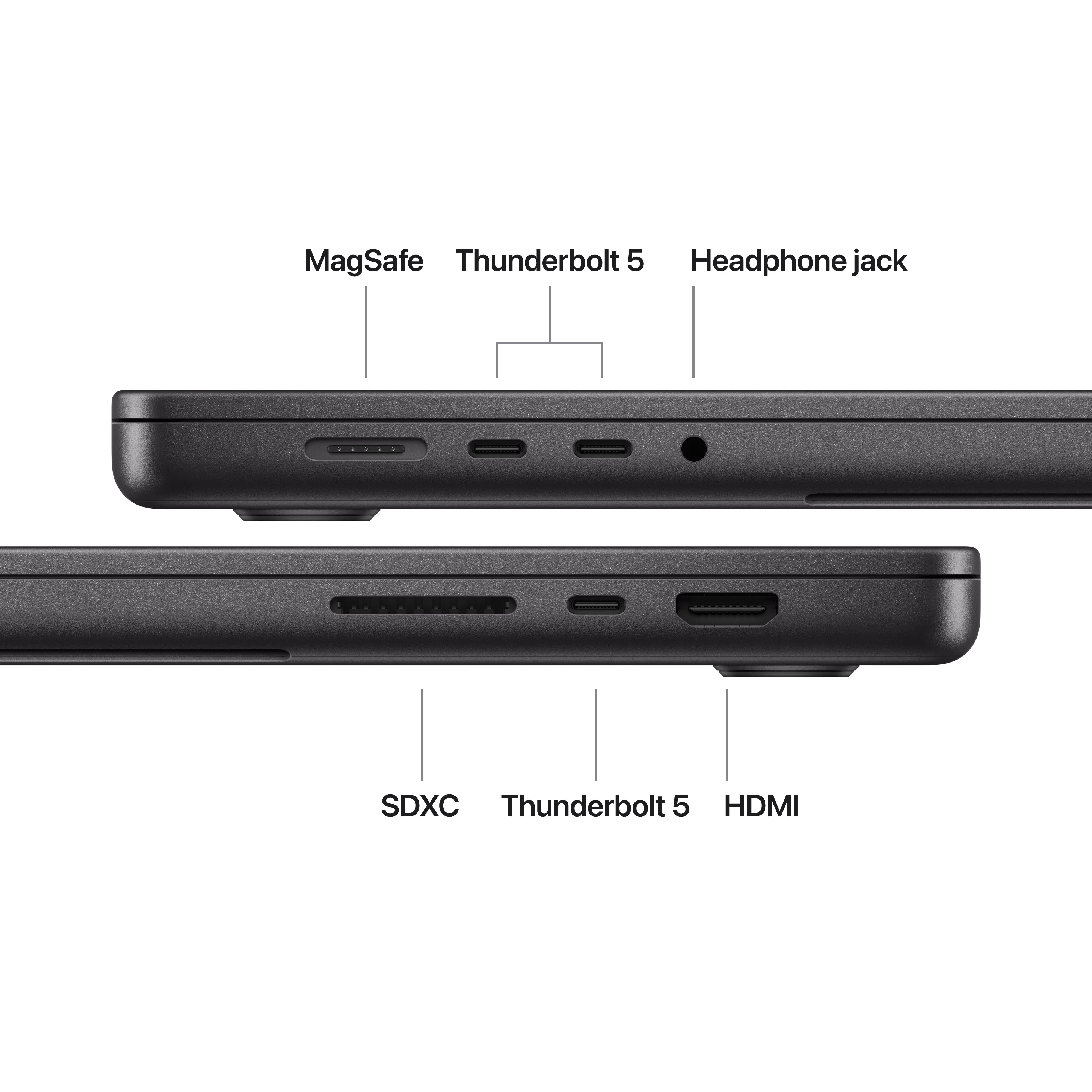 16-inch MacBook Pro: Apple M5 Pro chip with 18-core CPU and 20-core GPU, 1TB SSD - Space Black - Image 7