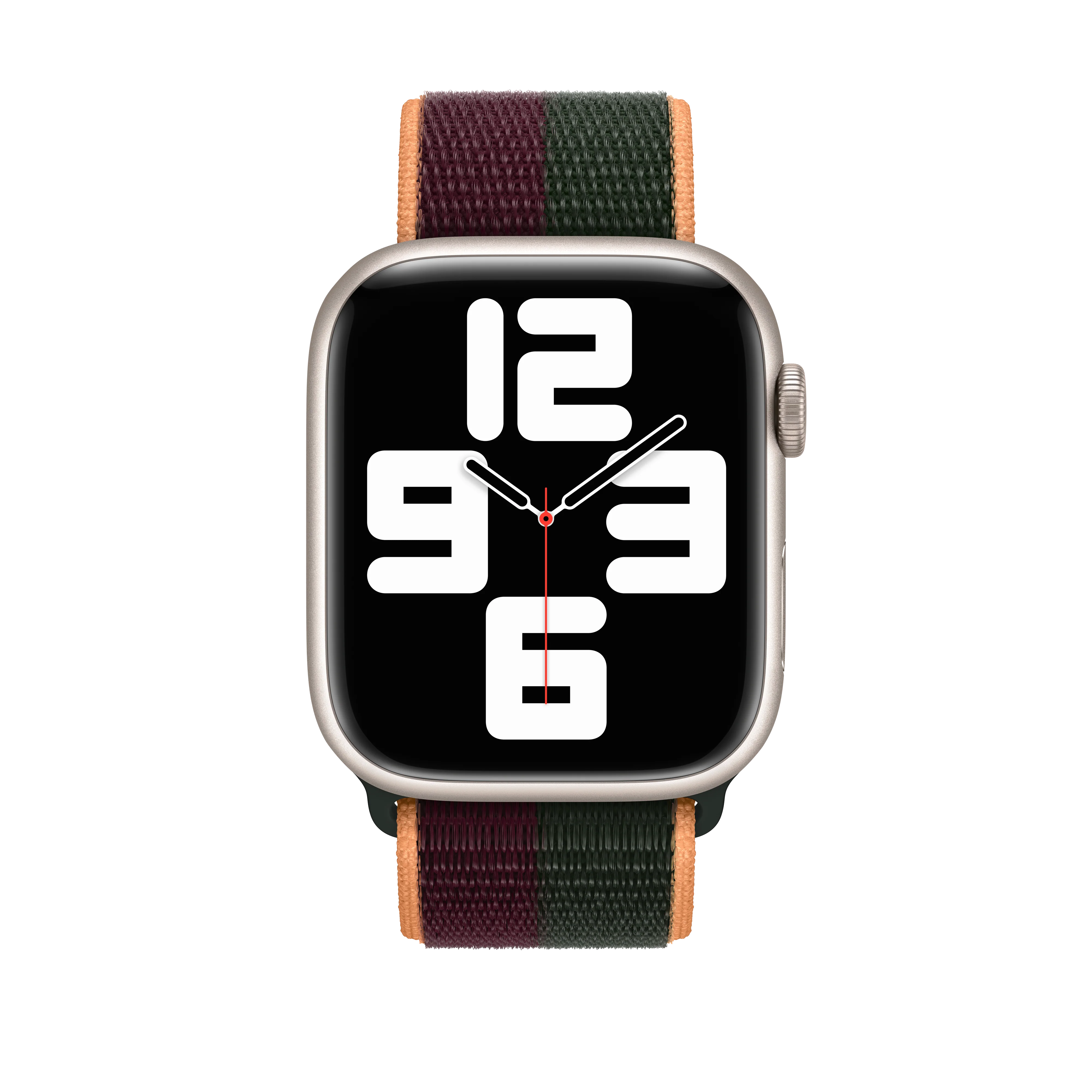 45mm Dark Cherry/Forest Green Sport Loop - Image 3