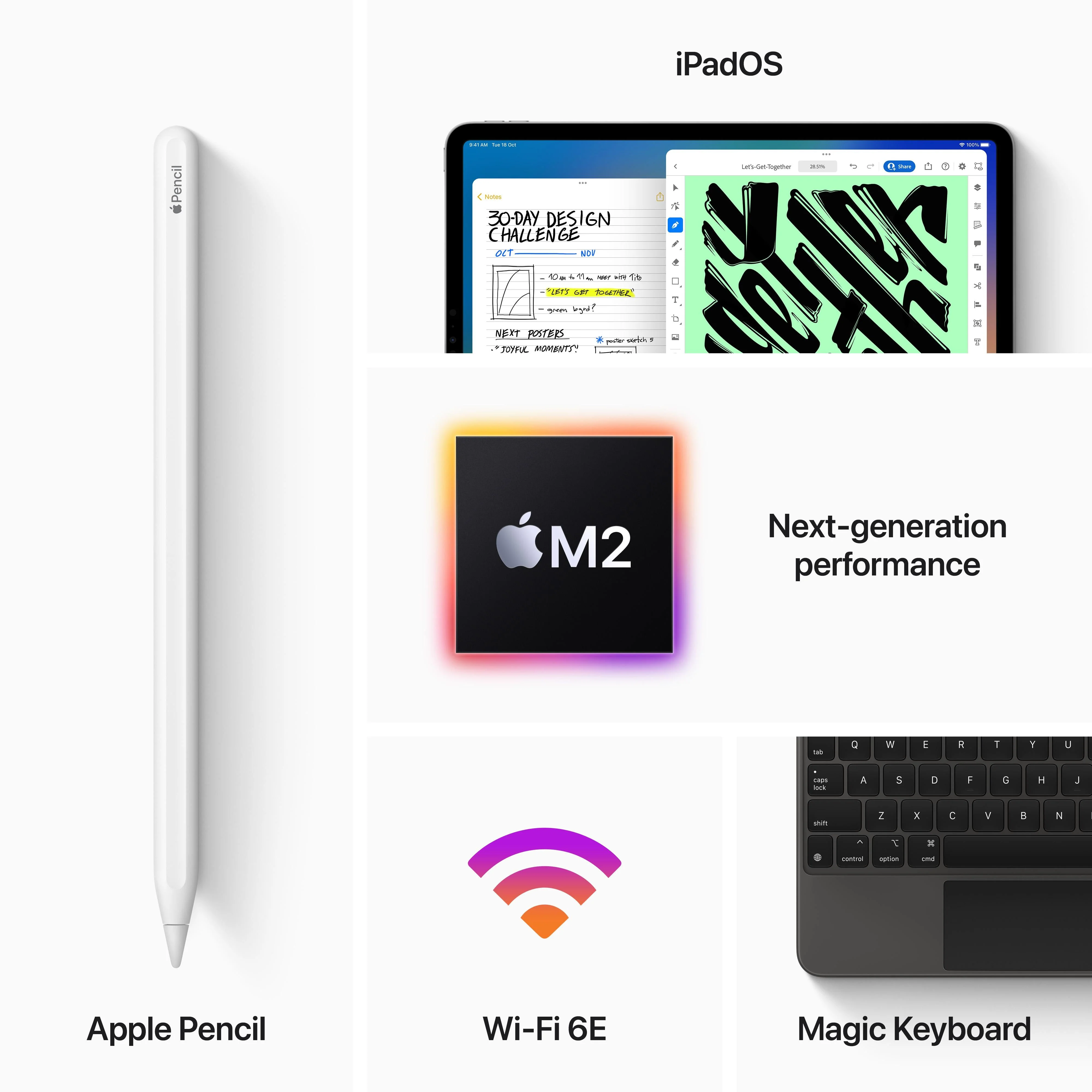 2022 12.9-inch iPad Pro Wi-Fi 512GB - Space Grey (6th generation) - Image 7