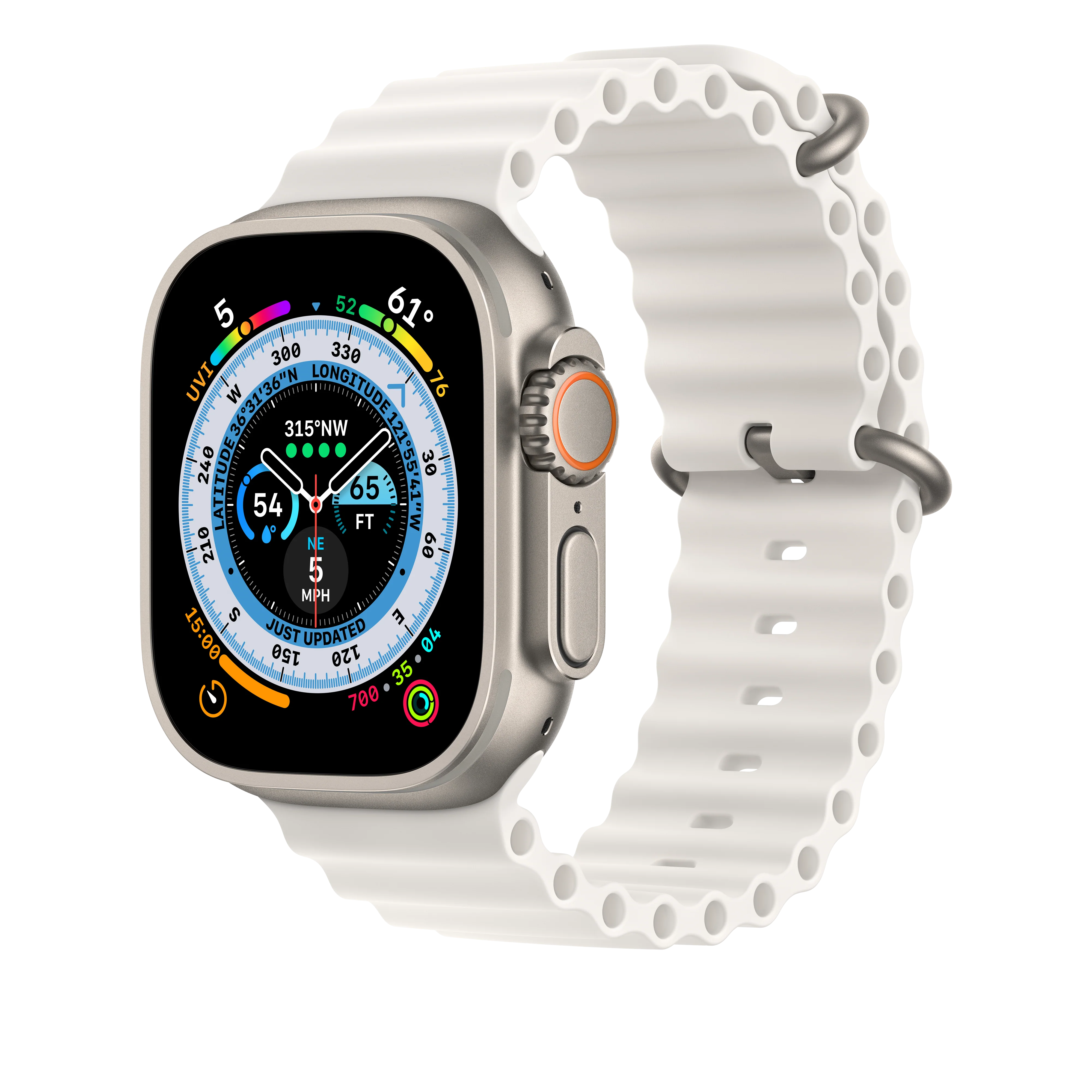 49mm White Ocean Band Extension - Image 2
