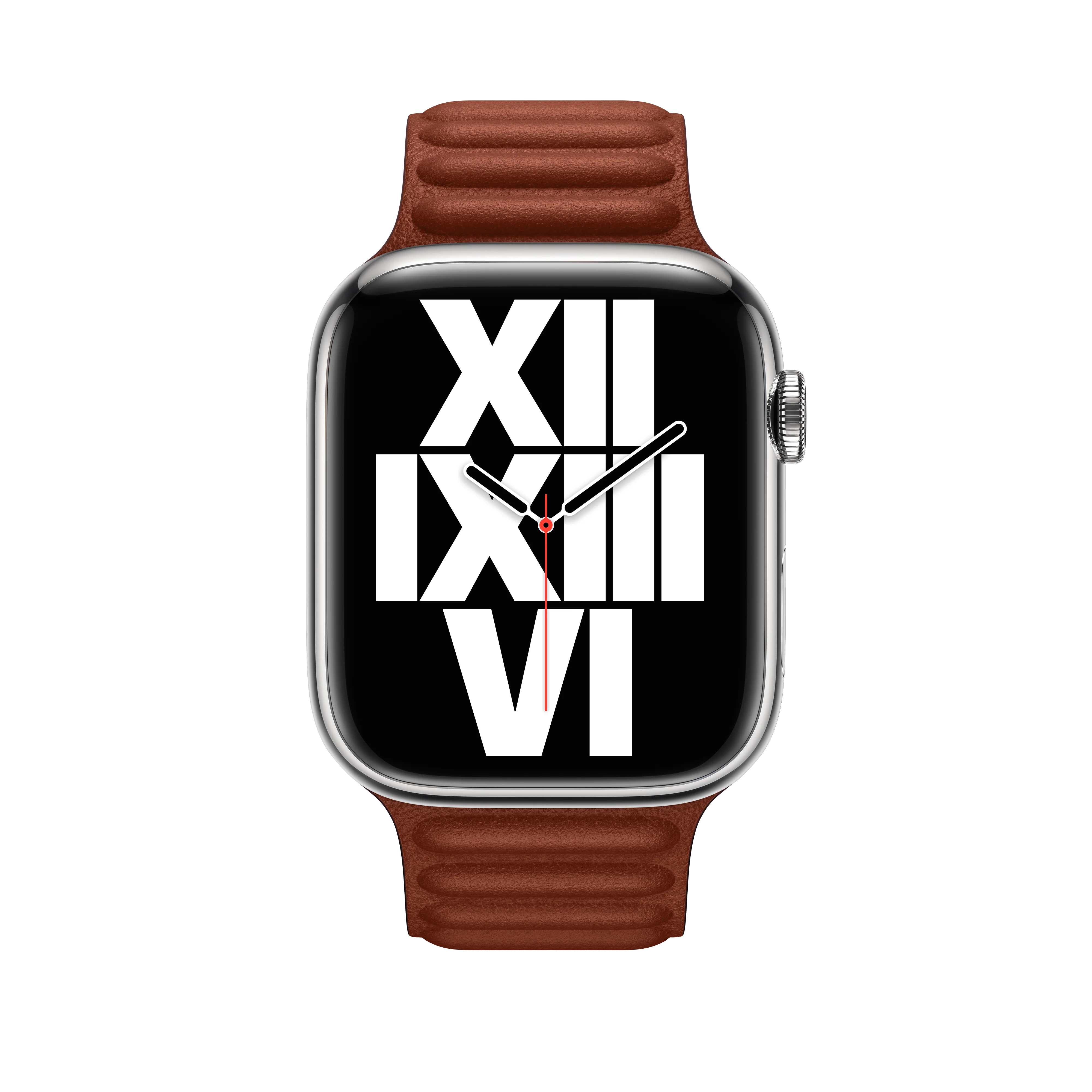 45mm Umber Leather Link - S/M - Image 3