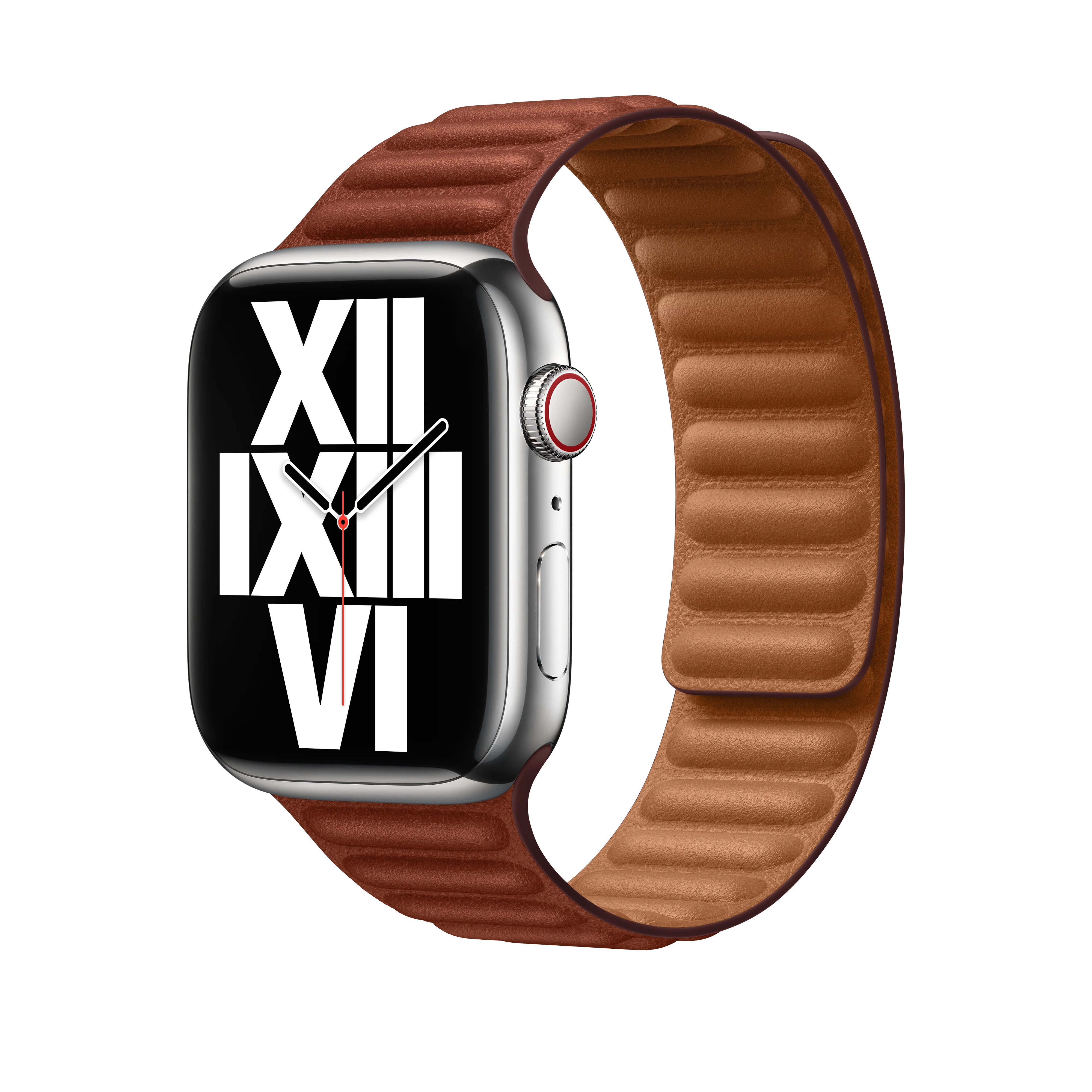 45mm Umber Leather Link - M/L - Image 2