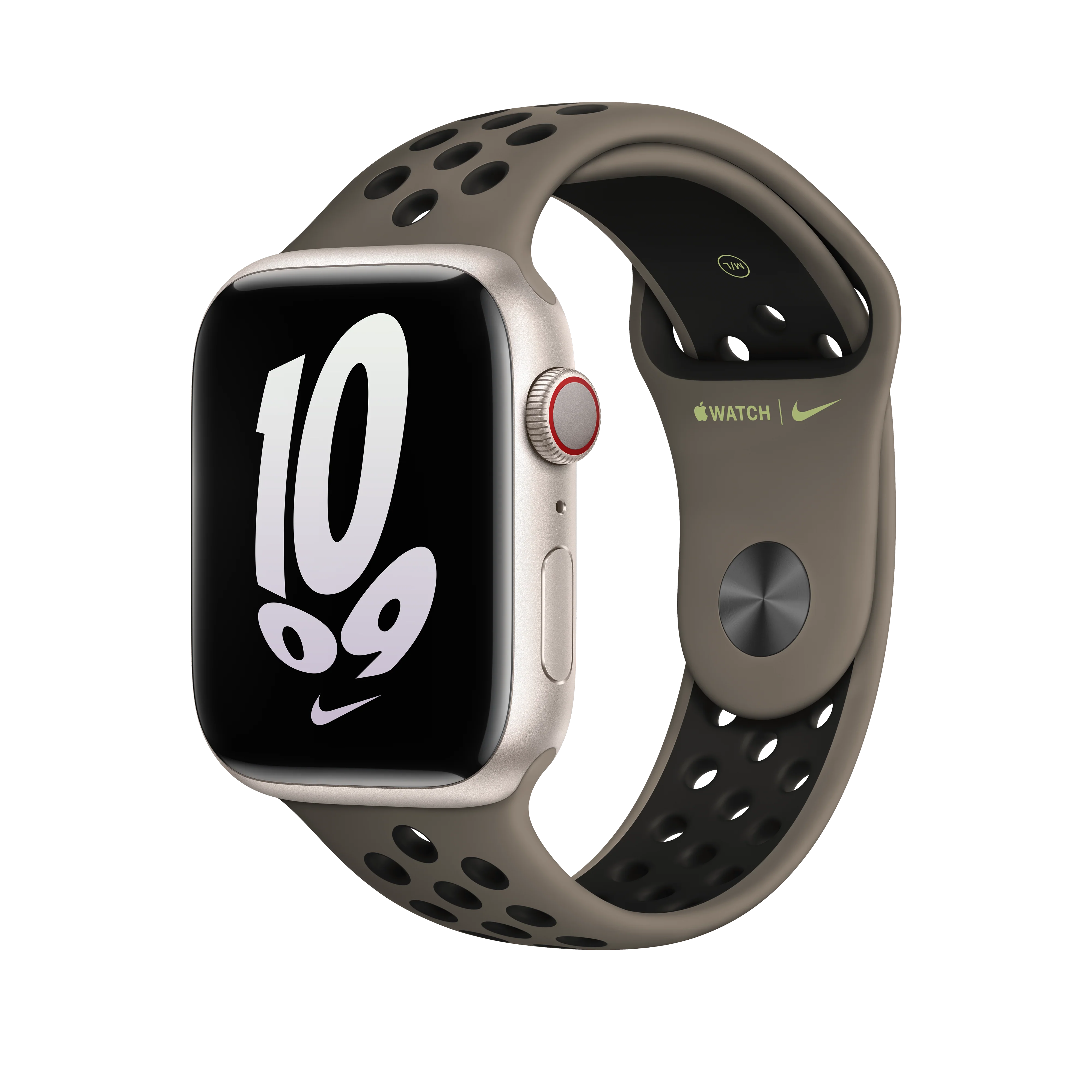 45mm Olive Grey/Black Nike Sport Band - Image 2