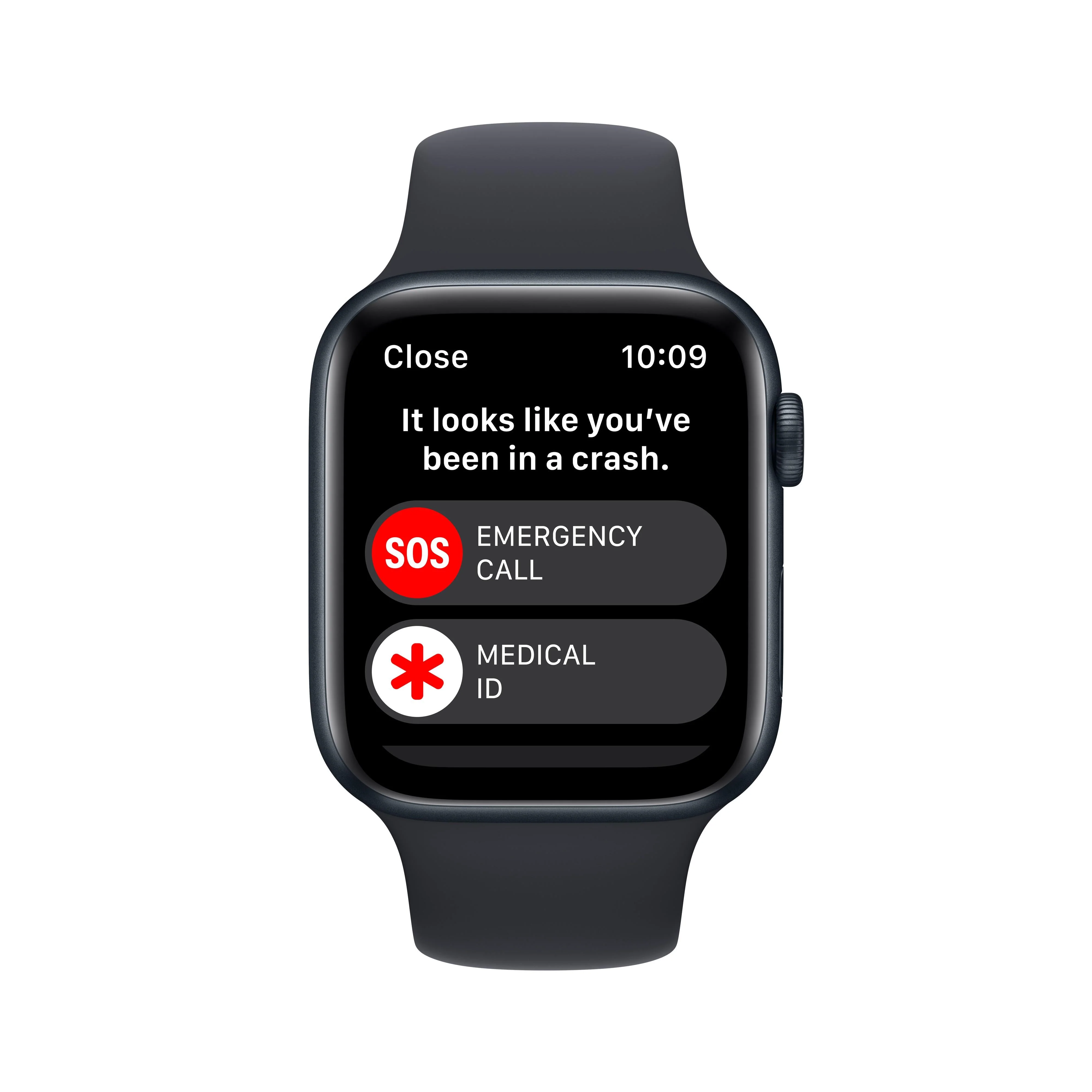 Apple Watch SE GPS 44mm Midnight Aluminium Case with Midnight Sport Band - Regular - Image 7