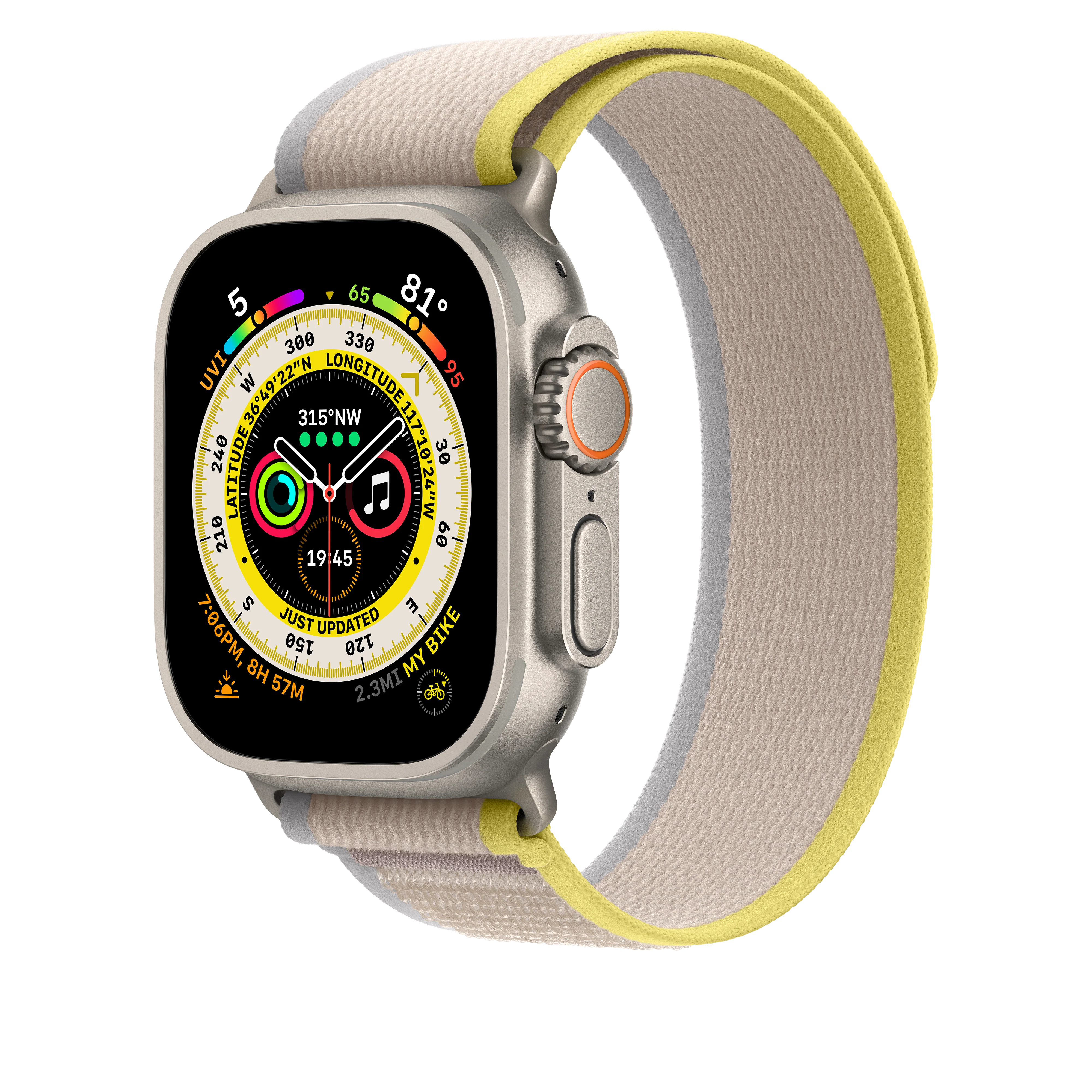 49mm Yellow/Beige Trail Loop - S/M - Image 2