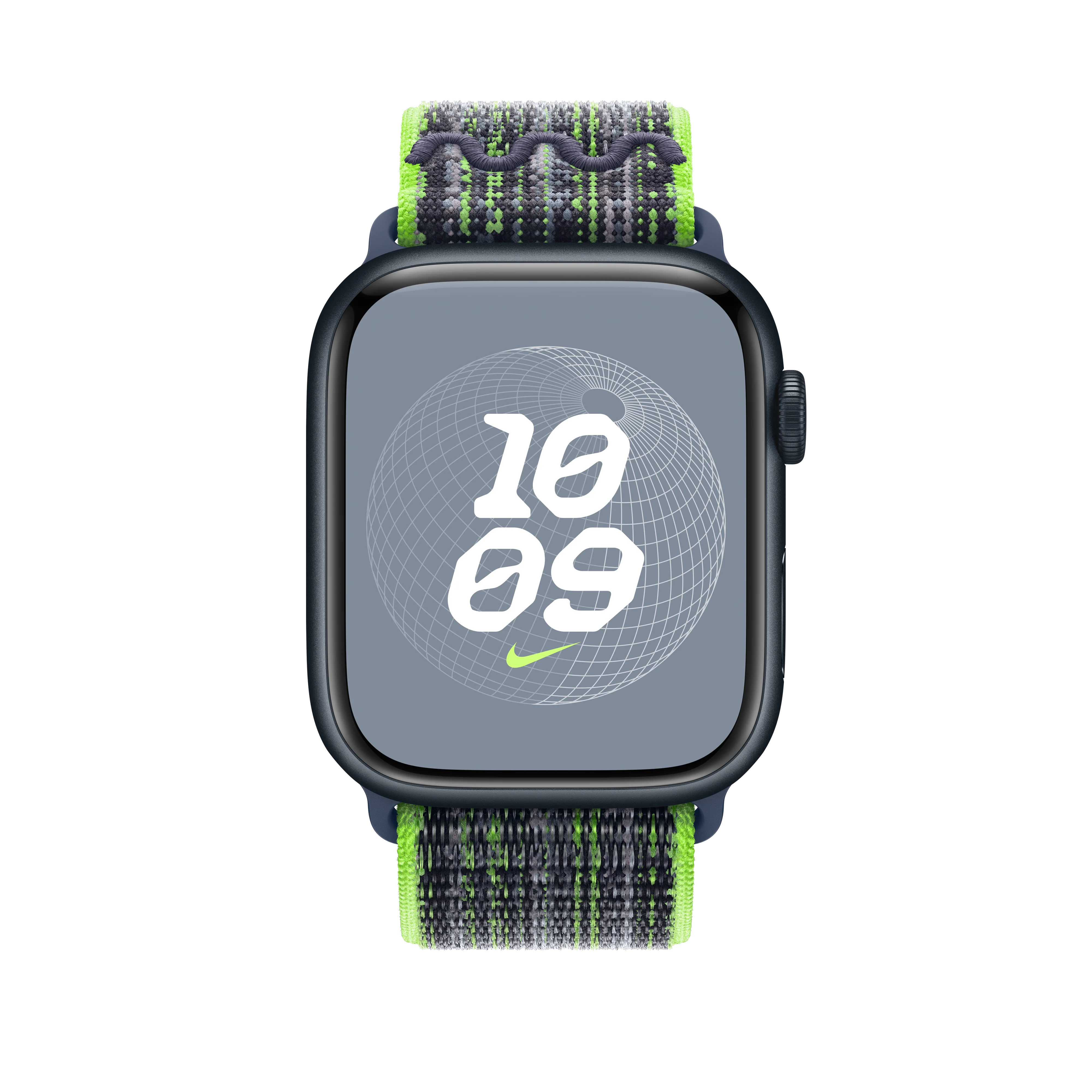 45mm Bright Green/Blue Nike Sport Loop - Image 3